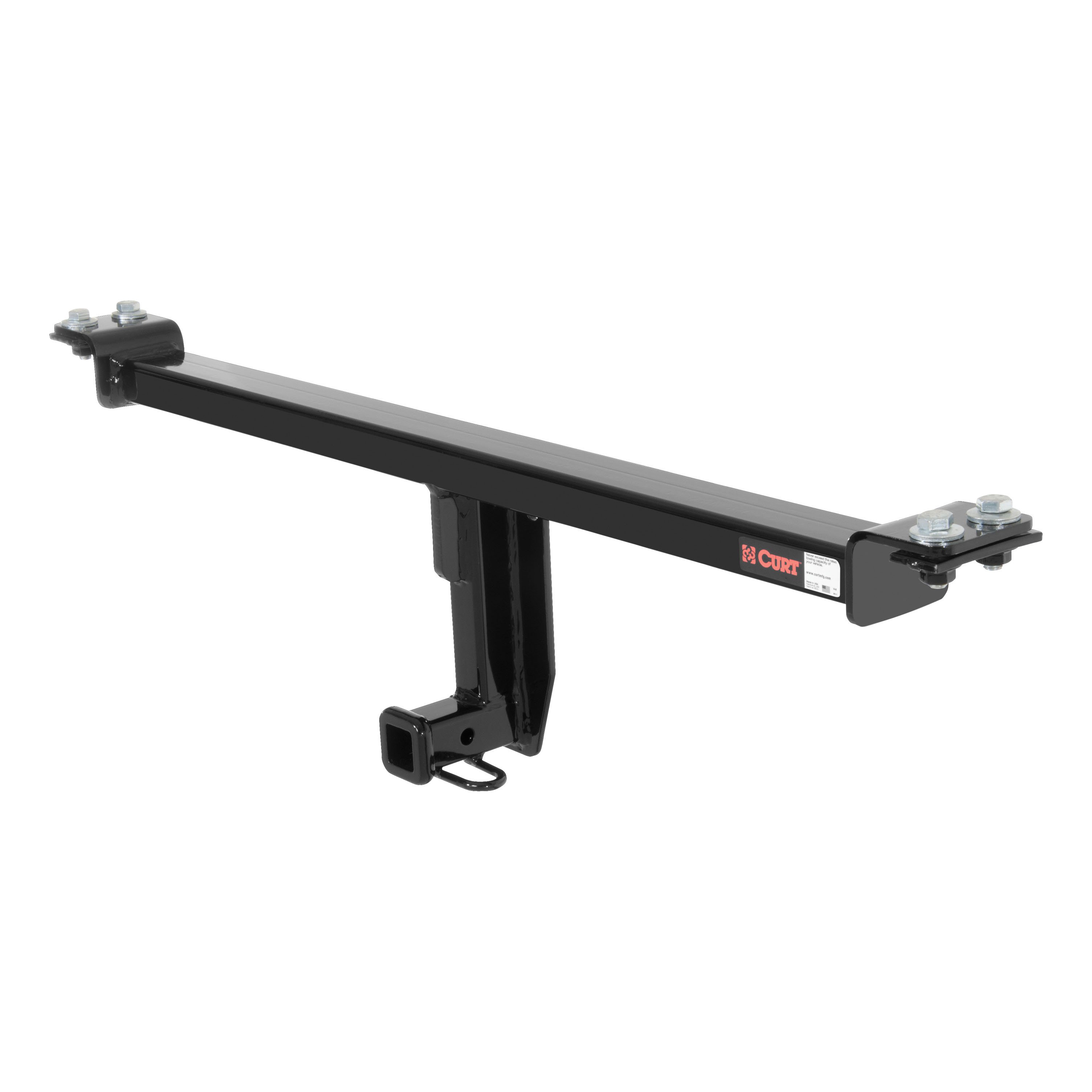 2006 - 2013 Audi A3 Hatchback Curt 1-1/4" Class 1 Trailer Tow Hitch + 5-Flat Wiring Kit Tow Boat/Utility Trailer with Surge Brakes 11192 thumbnail 2