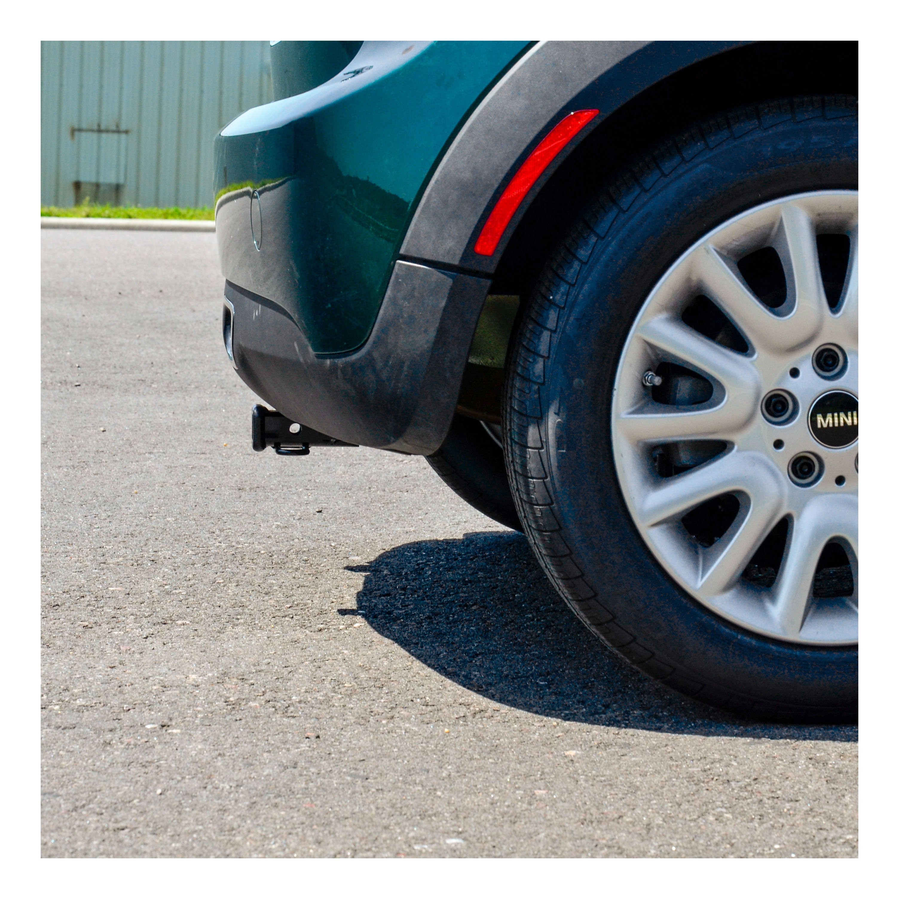2014 - 2019 MINI Cooper Base, hatchback, excluding with spare tire Curt 1-1/4" Class 1 Trailer Tow Hitch + 5-Flat Wiring Kit Tow Boat/Utility Trailer with Surge Brakes 11417 thumbnail 9