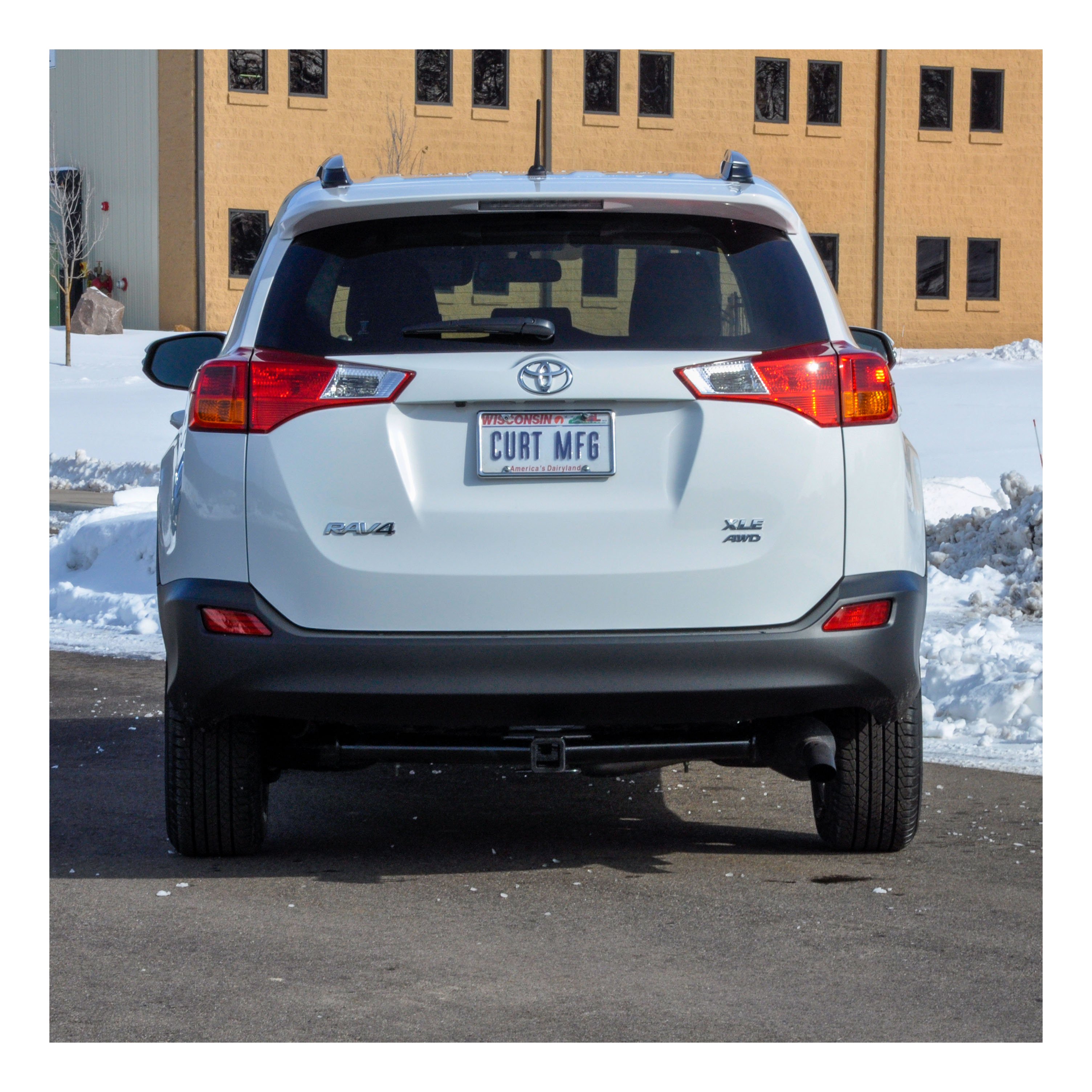 2006 - 2012 Toyota RAV4 Curt 2" Class 3 Trailer Tow Hitch + 5-Flat Wiring Kit Tow Boat/Utility Trailer with Surge Brakes 13149 thumbnail 8