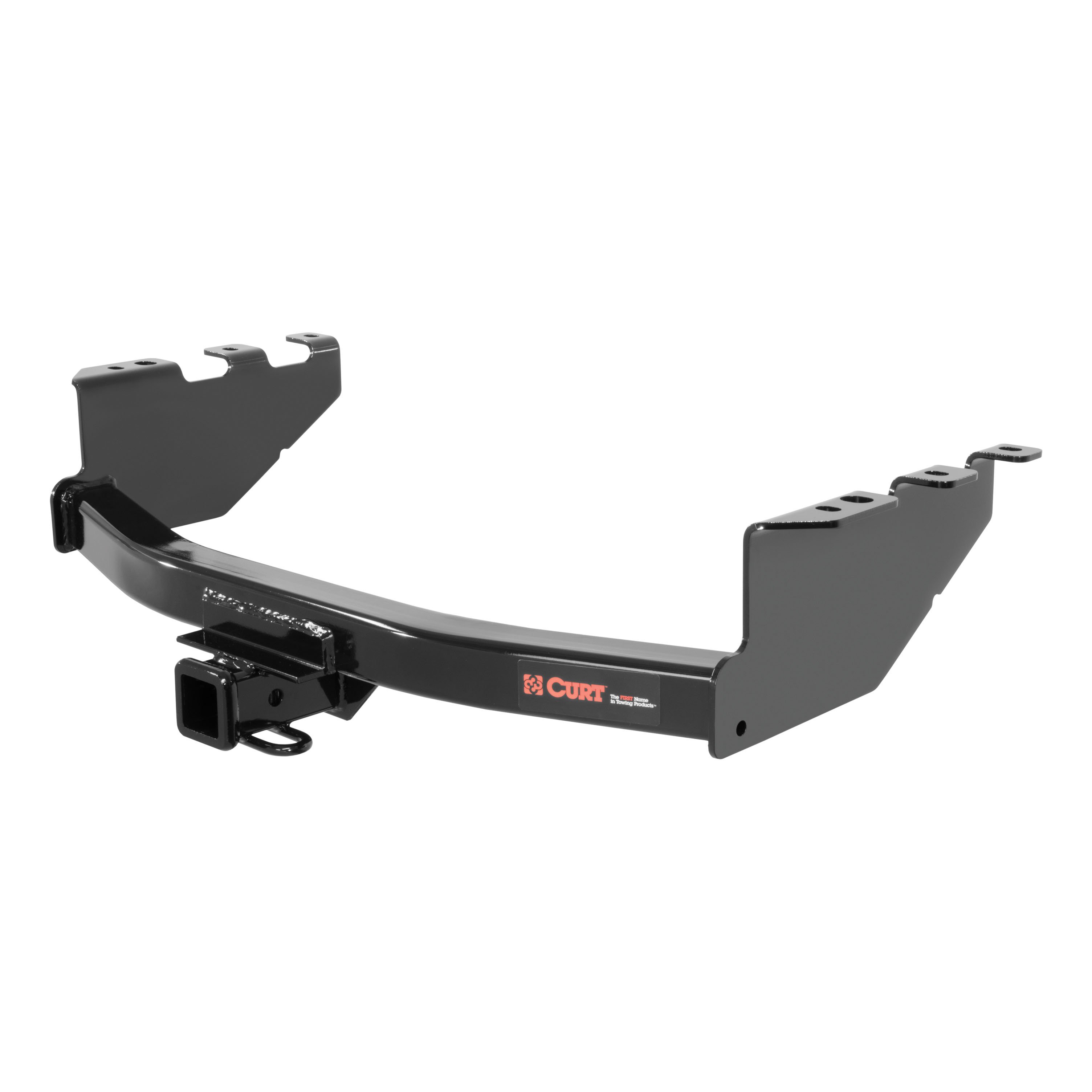 2019 GMC Sierra 1500 Limited Curt 2" Class 3 Trailer Tow Hitch + 5-Flat Wiring Kit Tow Boat/Utility Trailer with Surge Brakes 13175 thumbnail 2