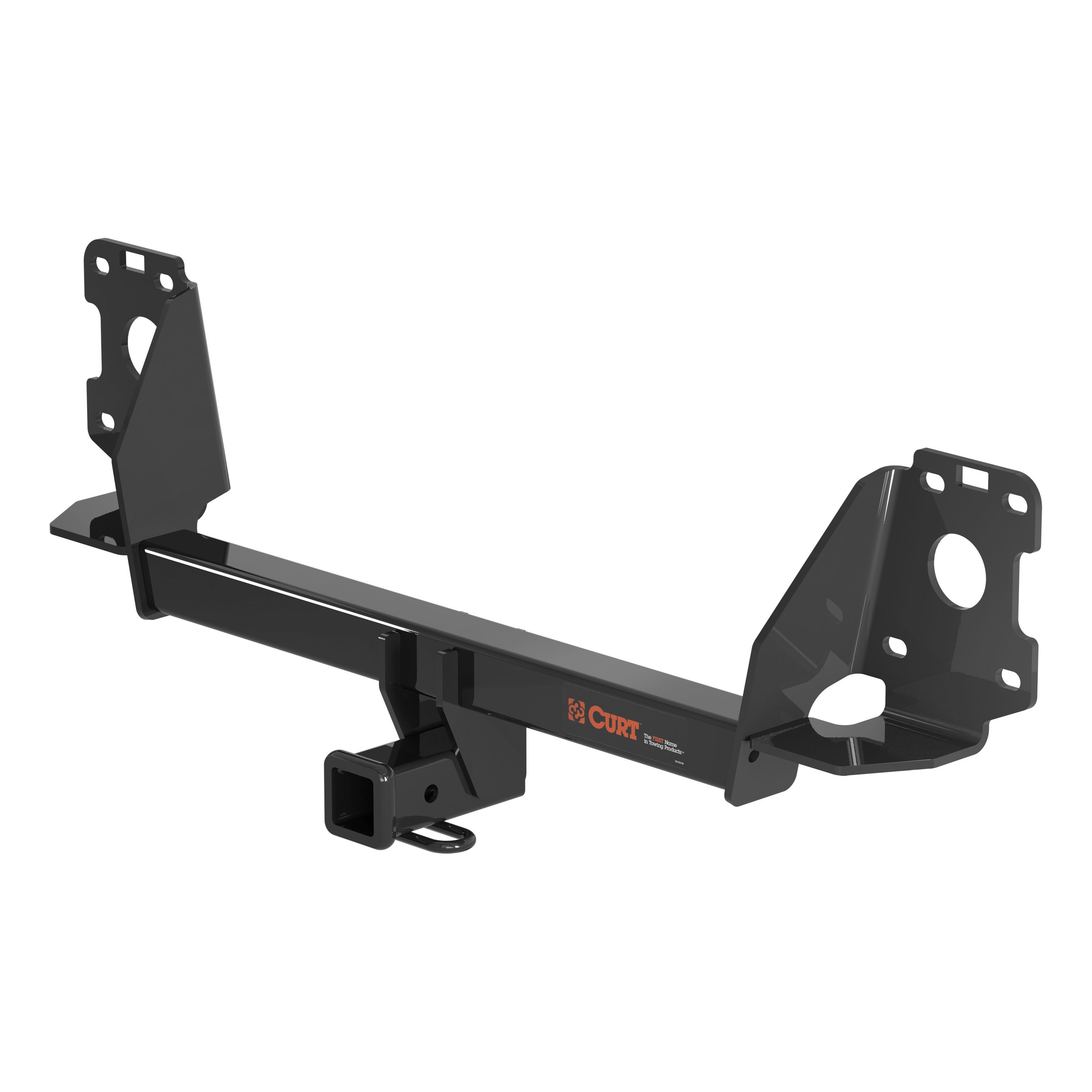 2017 - 2022 Audi Q7 Curt 2" Class 3 Trailer Tow Hitch + 5-Flat Wiring Kit Tow Boat/Utility Trailer with Surge Brakes 13277 thumbnail 2