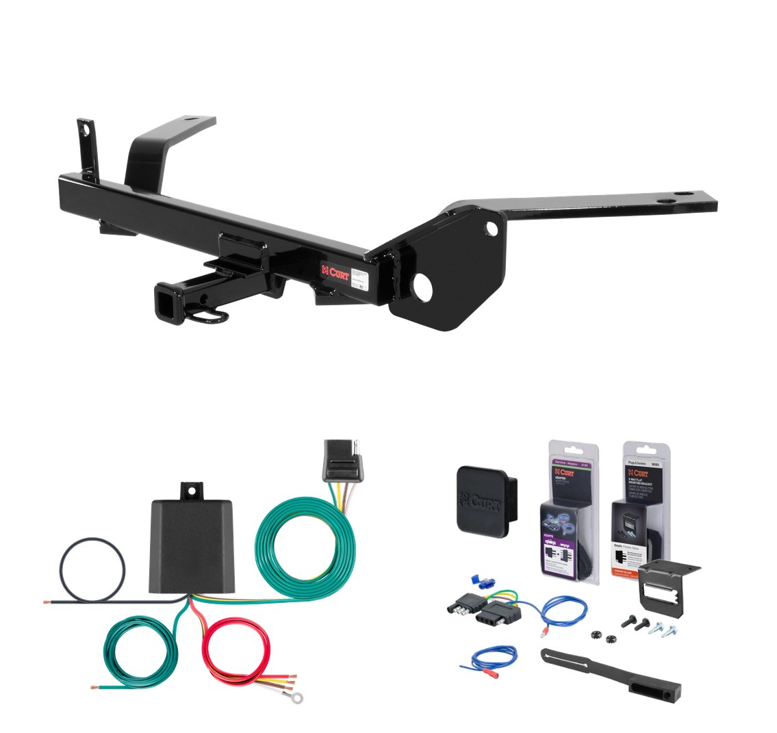1986 - 2005 Mercury Sable Sedan, excluding dual exhaust Curt 1-1/4" Class 2 Trailer Tow Hitch + 5-Flat Wiring Kit Tow Boat/Utility Trailer with Surge Brakes 12232 thumbnail 0
