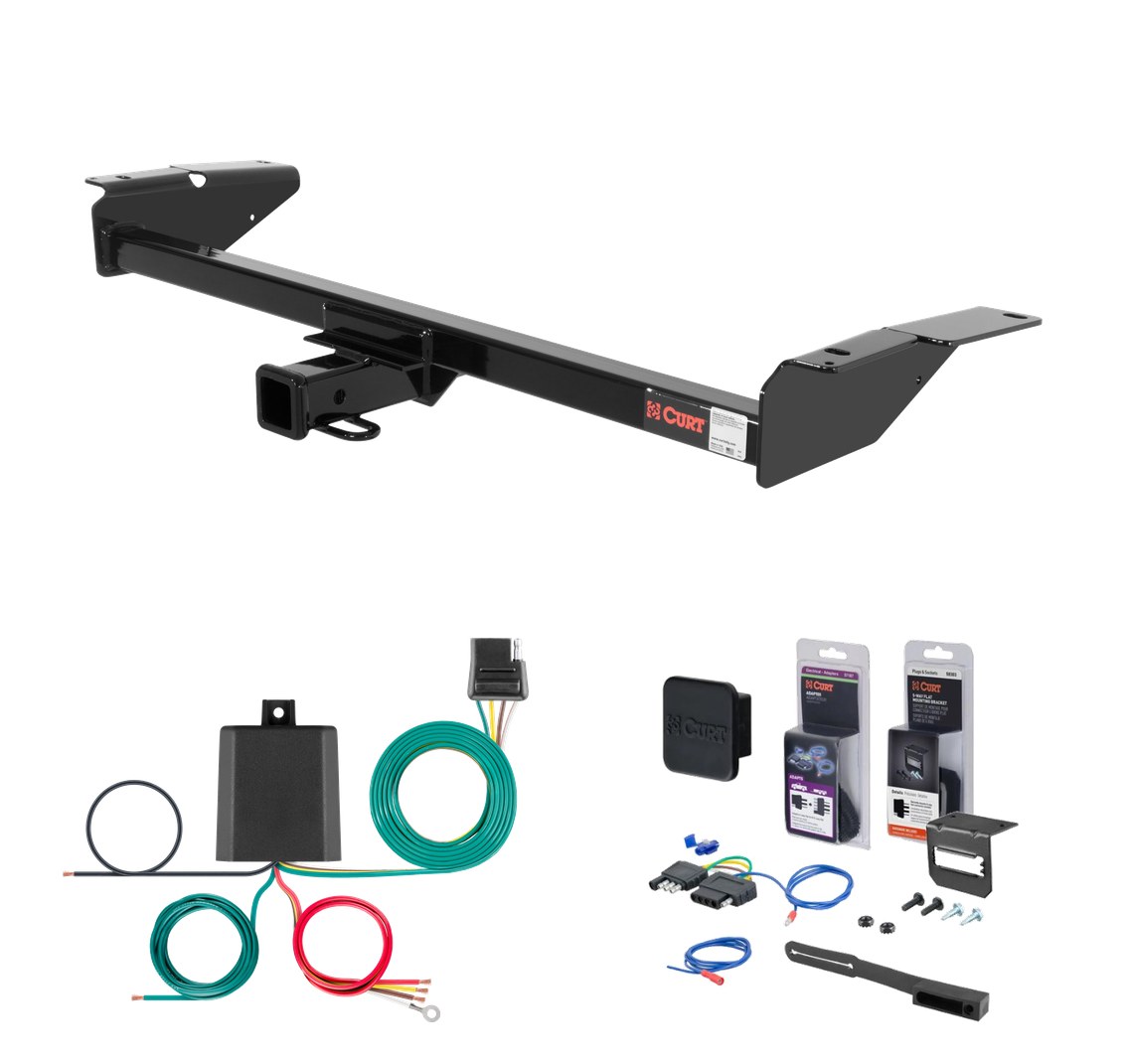 1979 - 1986 Mercury Wagon Curt 2" Class 3 Trailer Tow Hitch + 5-Flat Wiring Kit Tow Boat/Utility Trailer with Surge Brakes 13707 thumbnail 0