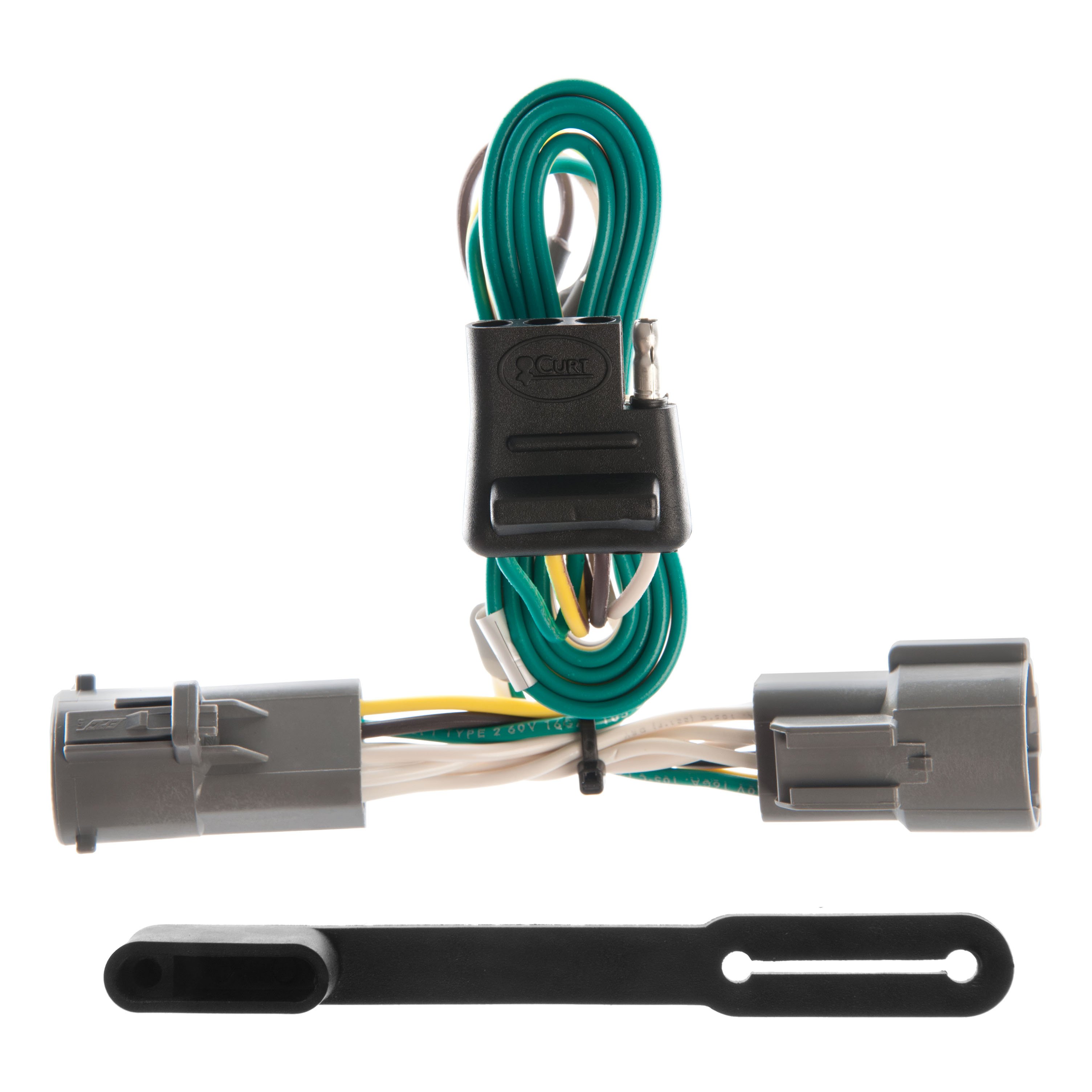 1987 - 1996 Ford F-350 Old body, excluding with 10" drop bumper Curt 2" Class 5 Trailer Tow Hitch + 5-Flat Wiring Kit Tow Boat/Utility Trailer with Surge Brakes 15300 thumbnail 1