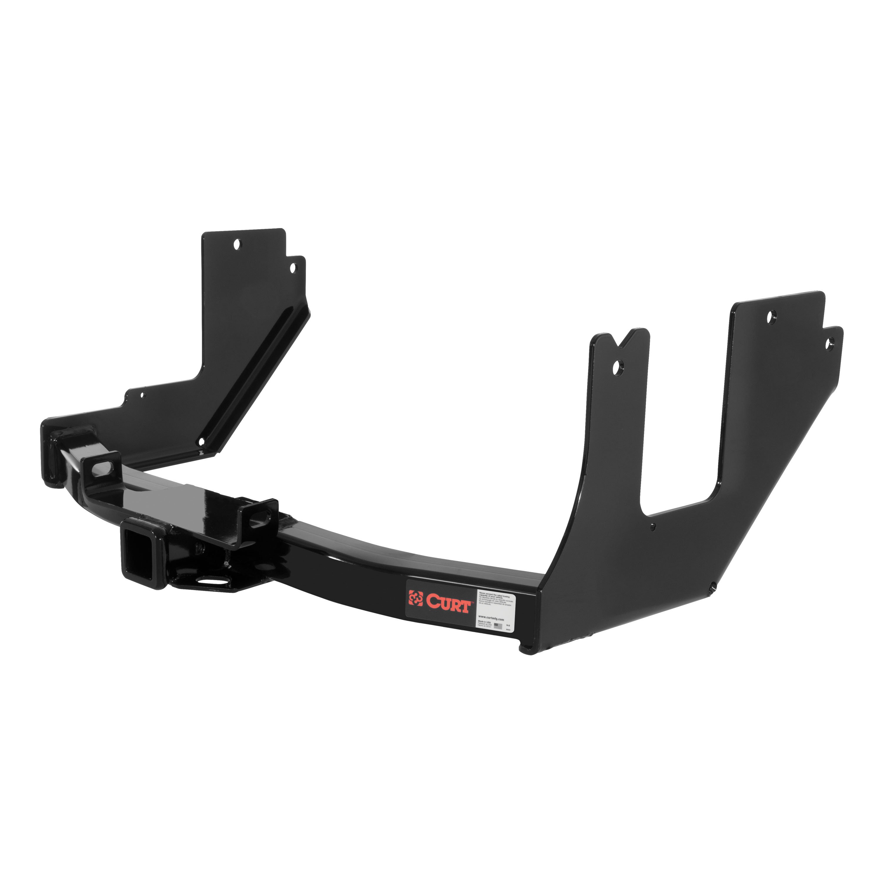 2004 - 2005 Ford F-150 Excluding factory receiver and 2004 Heritage Edition Curt 2" Class 4 Trailer Tow Hitch + 5-Flat Wiring Kit Tow Boat/Utility Trailer with Surge Brakes 14357 thumbnail 2