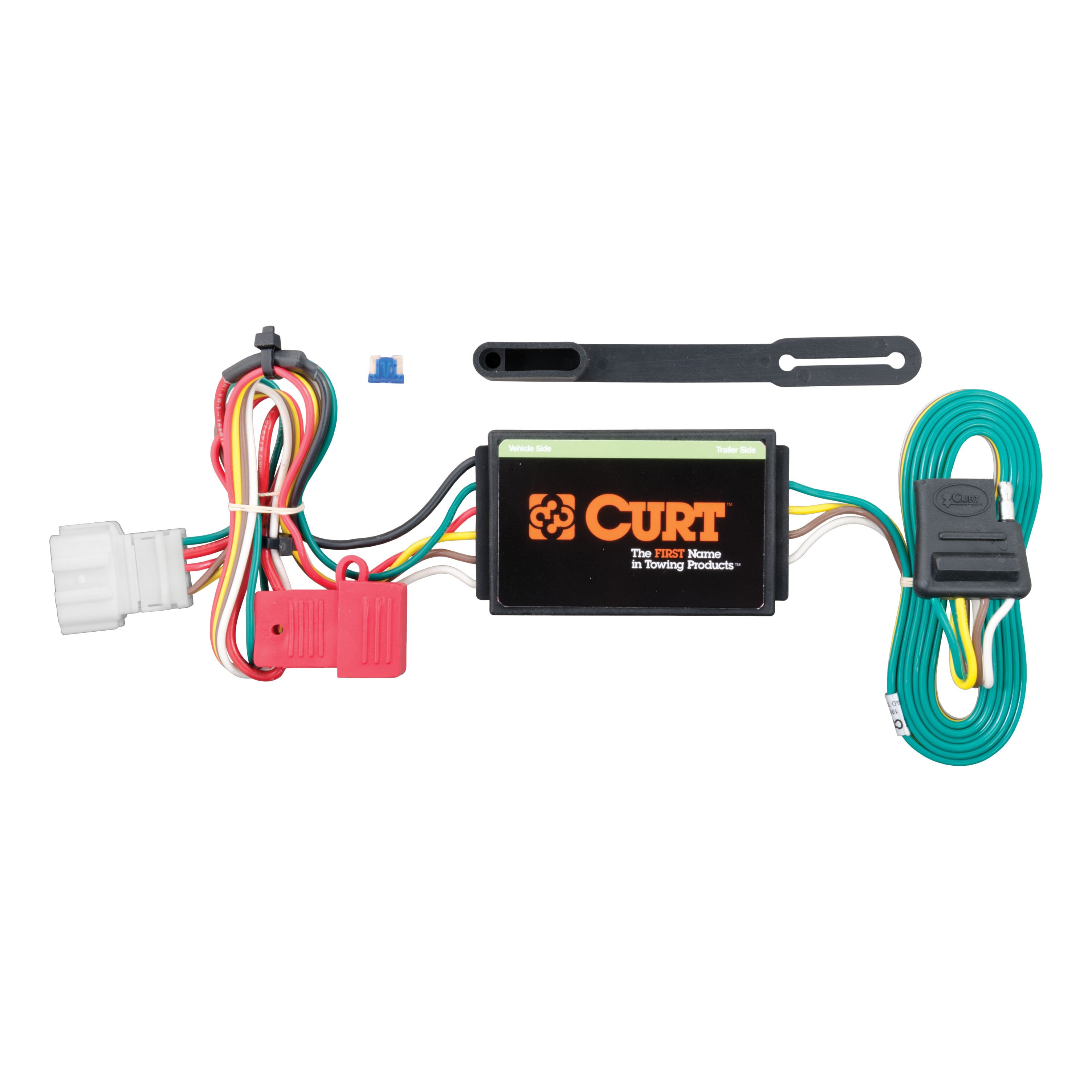 2013 - 2015 Honda Crosstour Curt 1-1/4" Class 1 Trailer Tow Hitch + 5-Flat Wiring Kit Tow Boat/Utility Trailer with Surge Brakes 11002 thumbnail 1