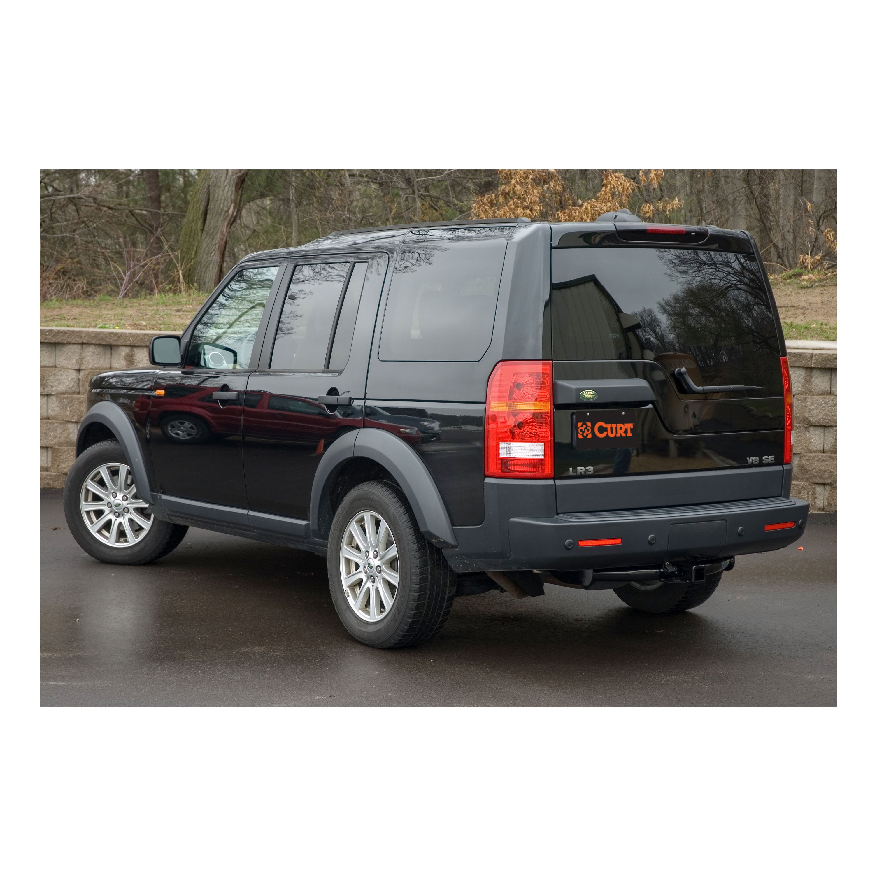 2010 - 2016 Land Rover LR4 Curt 2" Class 3 Trailer Tow Hitch + 5-Flat Wiring Kit Tow Boat/Utility Trailer with Surge Brakes 13456 thumbnail 4