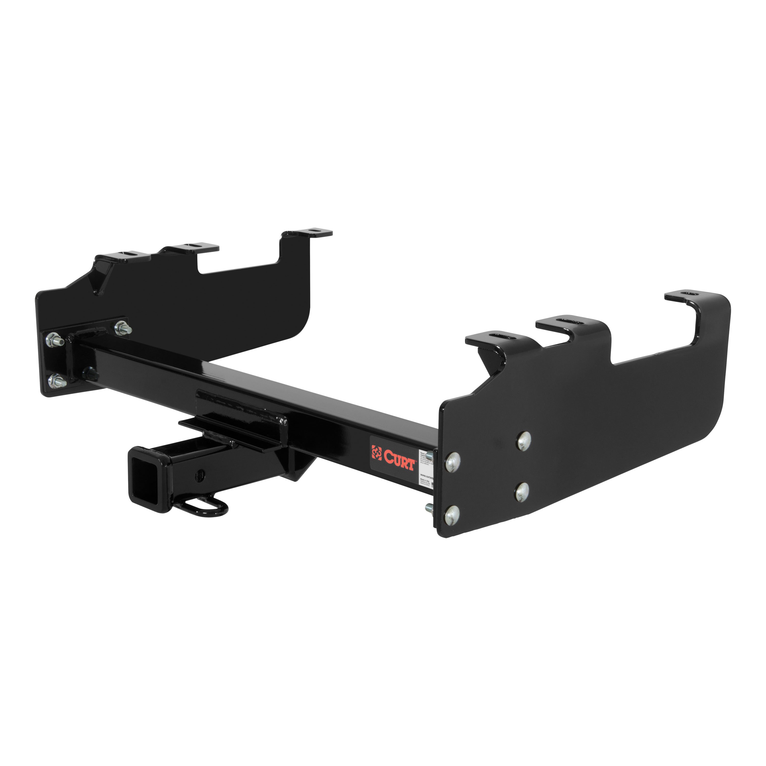 1963 - 1972 Ford F-350 Old body with 10" drop bumper Curt 2" Class 3 Trailer Tow Hitch + 5-Flat Wiring Kit Tow Boat/Utility Trailer with Surge Brakes 13099 thumbnail 2