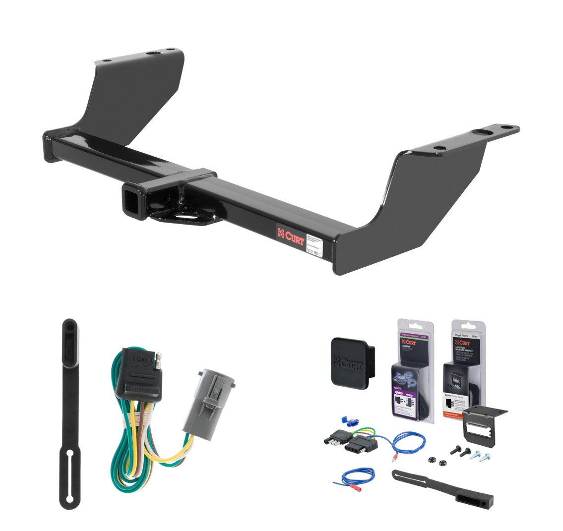 1998 - 2001 Mazda B3000 2000 - 2005 models are no drill Curt 1-1/4" Class 2 Trailer Tow Hitch + 5-Flat Wiring Kit Tow Boat/Utility Trailer with Surge Brakes 12012 thumbnail 0