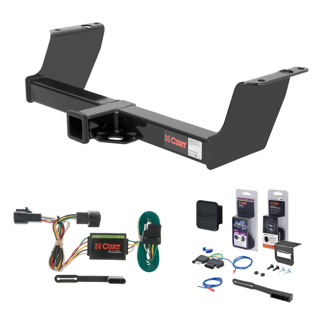 2001 - 2009 Mazda B2300 2001 - 2005 models are no drill Curt 2" Class 3 Trailer Tow Hitch + 5-Flat Wiring Kit Tow Boat/Utility Trailer with Surge Brakes 13019 thumbnail 0