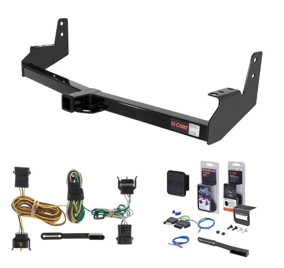 1997 - 2002 Ford Expedition Curt 2" Class 3 Trailer Tow Hitch + 5-Flat Wiring Kit Tow Boat/Utility Trailer with Surge Brakes 13049 thumbnail 0