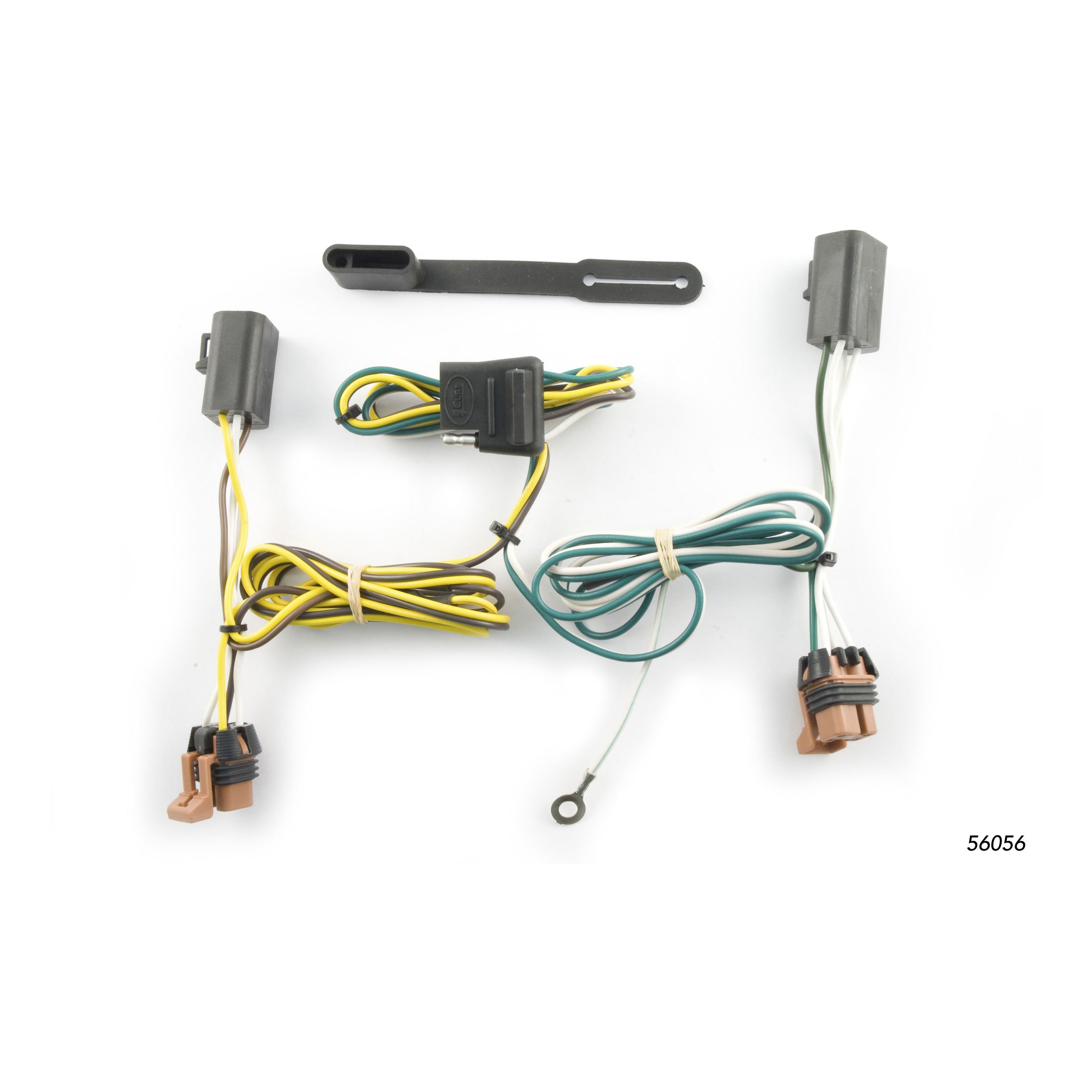 2007 - 2012 GMC Acadia Curt 2" Class 3 Trailer Tow Hitch + 5-Flat Wiring Kit Tow Boat/Utility Trailer with Surge Brakes 13424 thumbnail 1
