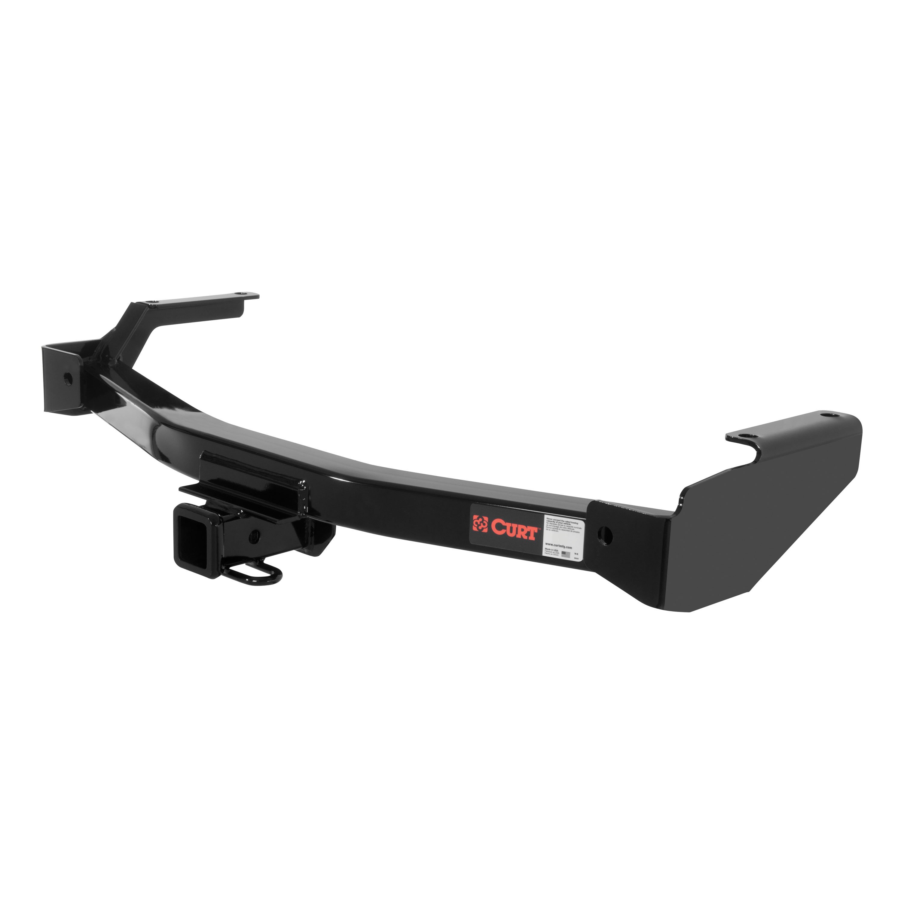 1999 - 2000 Dodge Van (full size) With factory step bumper Curt 2" Class 3 Trailer Tow Hitch + 5-Flat Wiring Kit Tow Boat/Utility Trailer with Surge Brakes 13590 thumbnail 2
