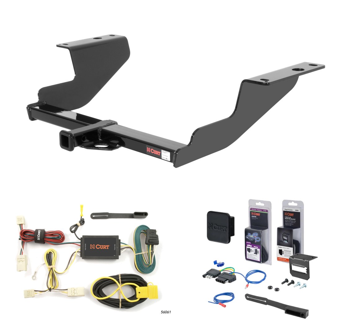 2008 - 2011 Subaru Impreza Sedan Curt 1-1/4" Class 1 Trailer Tow Hitch + 5-Flat Wiring Kit Tow Boat/Utility Trailer with Surge Brakes 11317 thumbnail 0