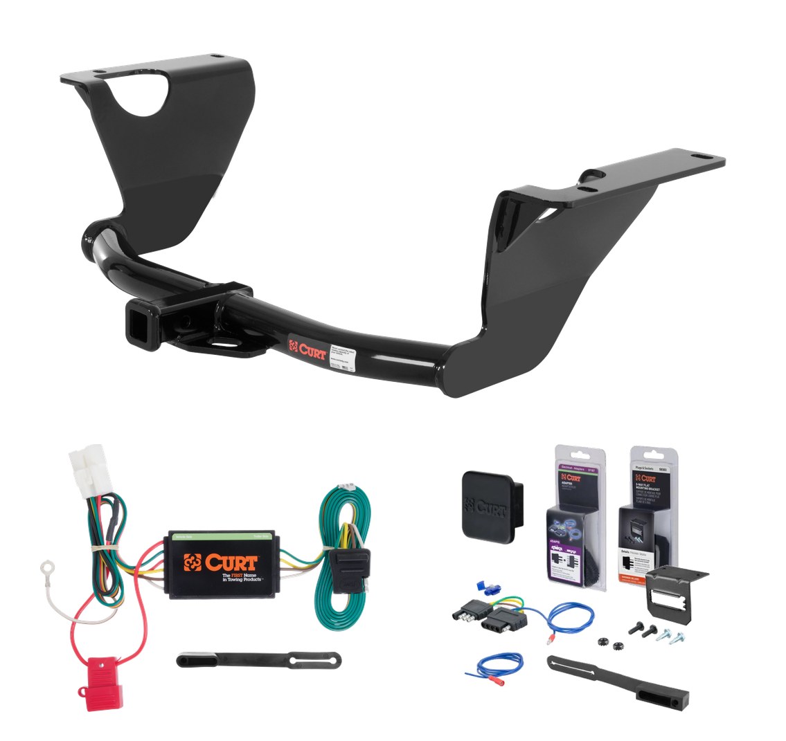 2010 - 2011 Subaru Impreza Outback Sport Canadian built models Curt 1-1/4" Class 2 Trailer Tow Hitch + 5-Flat Wiring Kit Tow Boat/Utility Trailer with Surge Brakes 12290 thumbnail 0