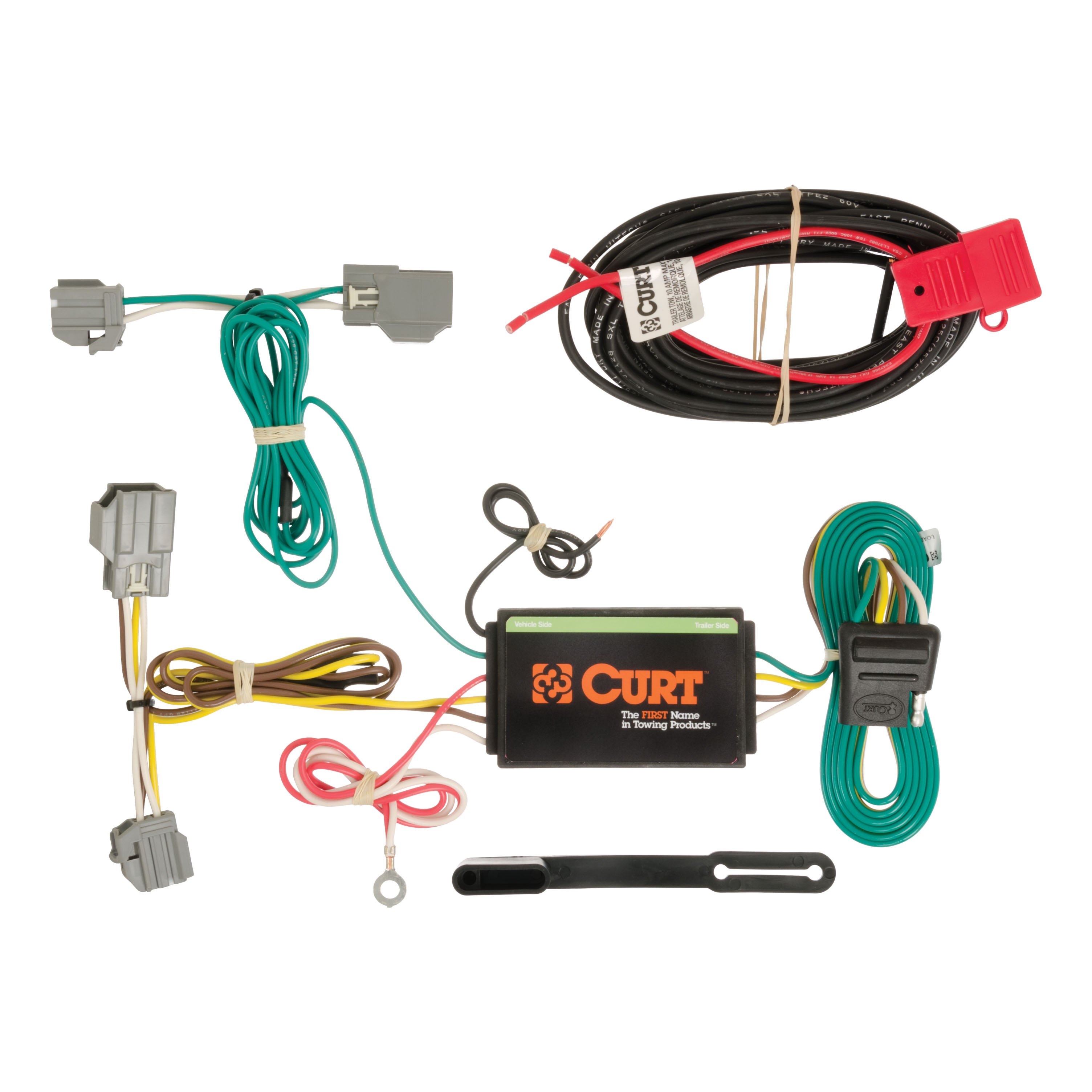 2014 - 2020 Chevrolet Impala Curt 1-1/4" Class 2 Trailer Tow Hitch + 5-Flat Wiring Kit Tow Boat/Utility Trailer with Surge Brakes 12115 thumbnail 1
