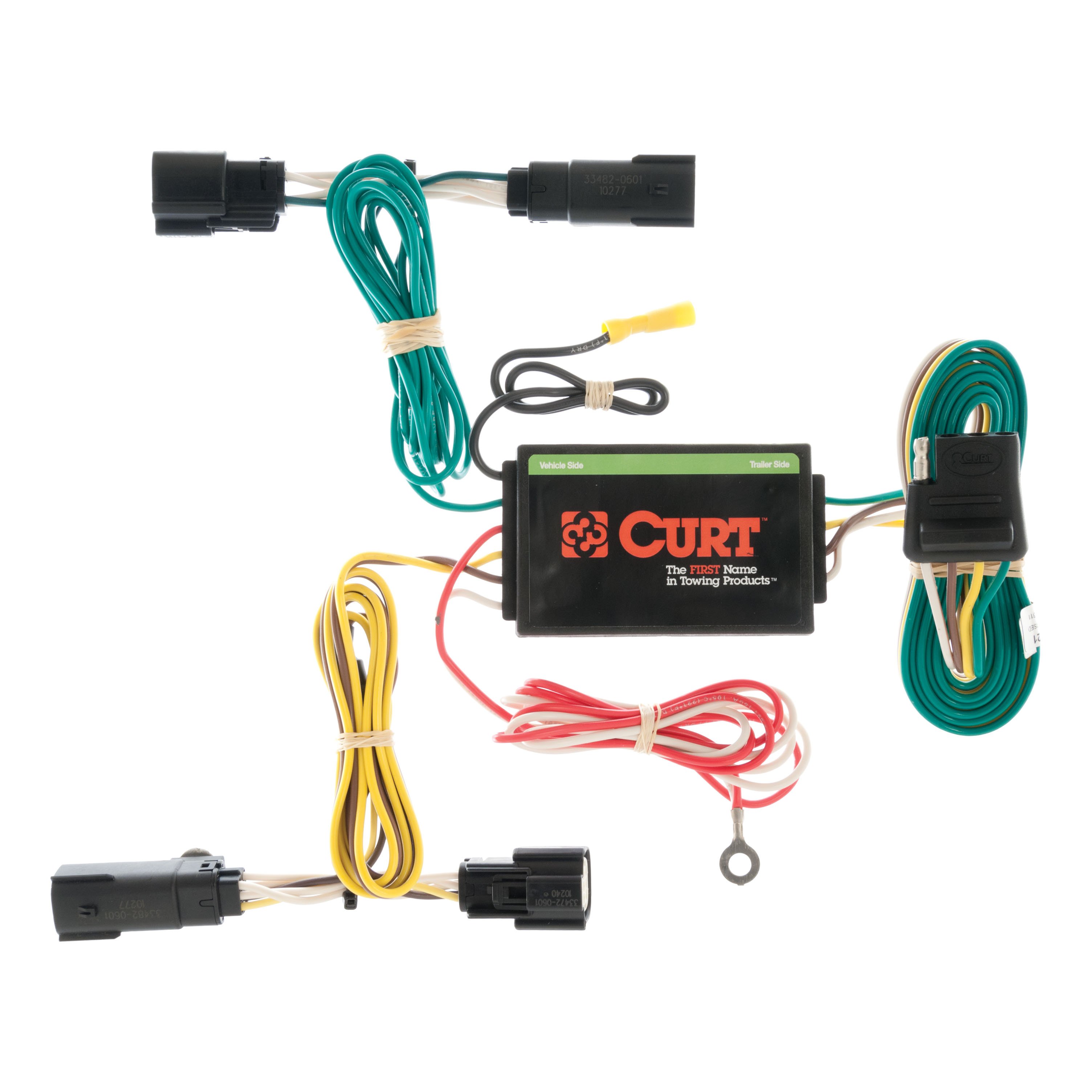 2011 - 2015 Lincoln MKX Fits beneath factory 1-1/4" receiver Curt 1-1/4" Class 2 Trailer Tow Hitch + 5-Flat Wiring Kit Tow Boat/Utility Trailer with Surge Brakes 12036 thumbnail 1