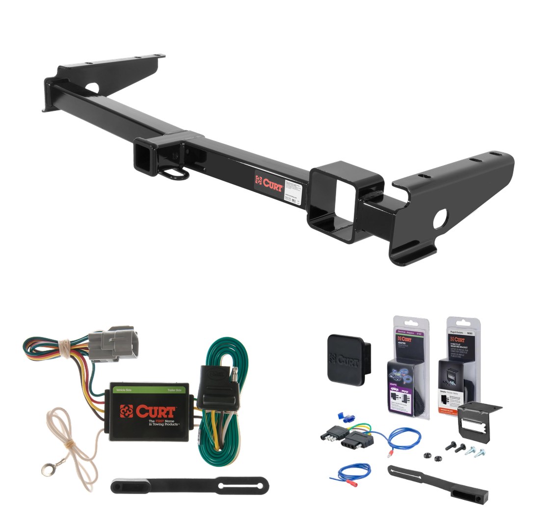 1998 - 1999 Lexus LX470 Curt 2" Class 3 Trailer Tow Hitch + 5-Flat Wiring Kit Tow Boat/Utility Trailer with Surge Brakes 13443 thumbnail 0