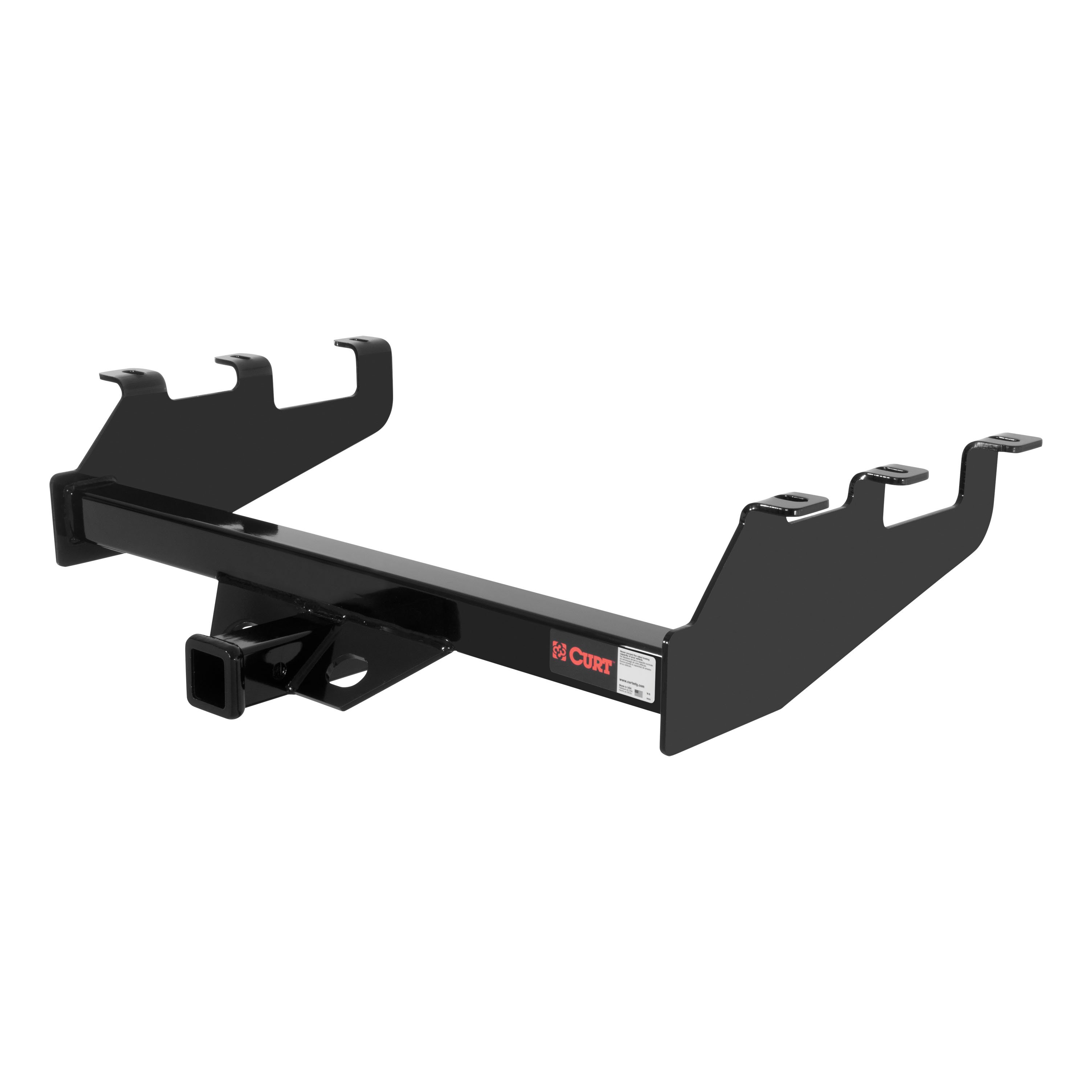 1999 - 2004 Chevrolet Silverado 2500 With Tommy Gate lift or 10" drop bumper Curt 2" Class 3 Trailer Tow Hitch + 5-Flat Wiring Kit Tow Boat/Utility Trailer with Surge Brakes 13339 thumbnail 2