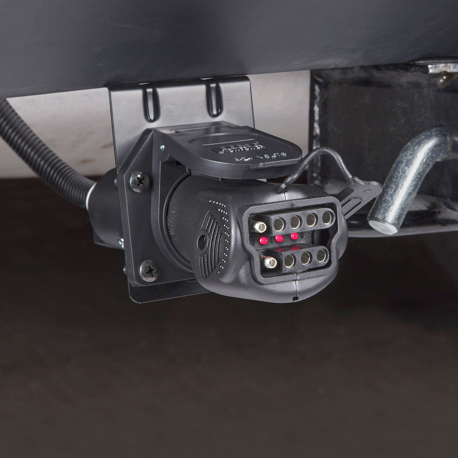 Reese Towpower Wiring Adapter, 7-Way Flat to 5-Way & 4-Way Flat, w/ LED Tester thumbnail 8