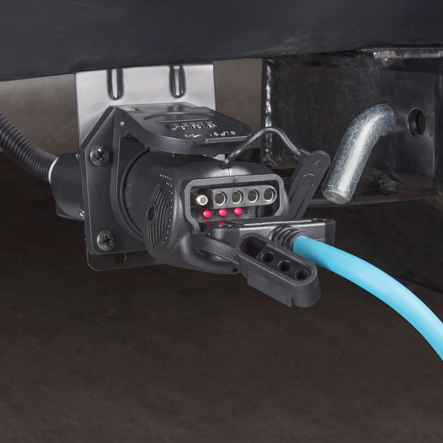 Reese Towpower Wiring Adapter, 7-Way Flat to 5-Way & 4-Way Flat, w/ LED Tester thumbnail 9