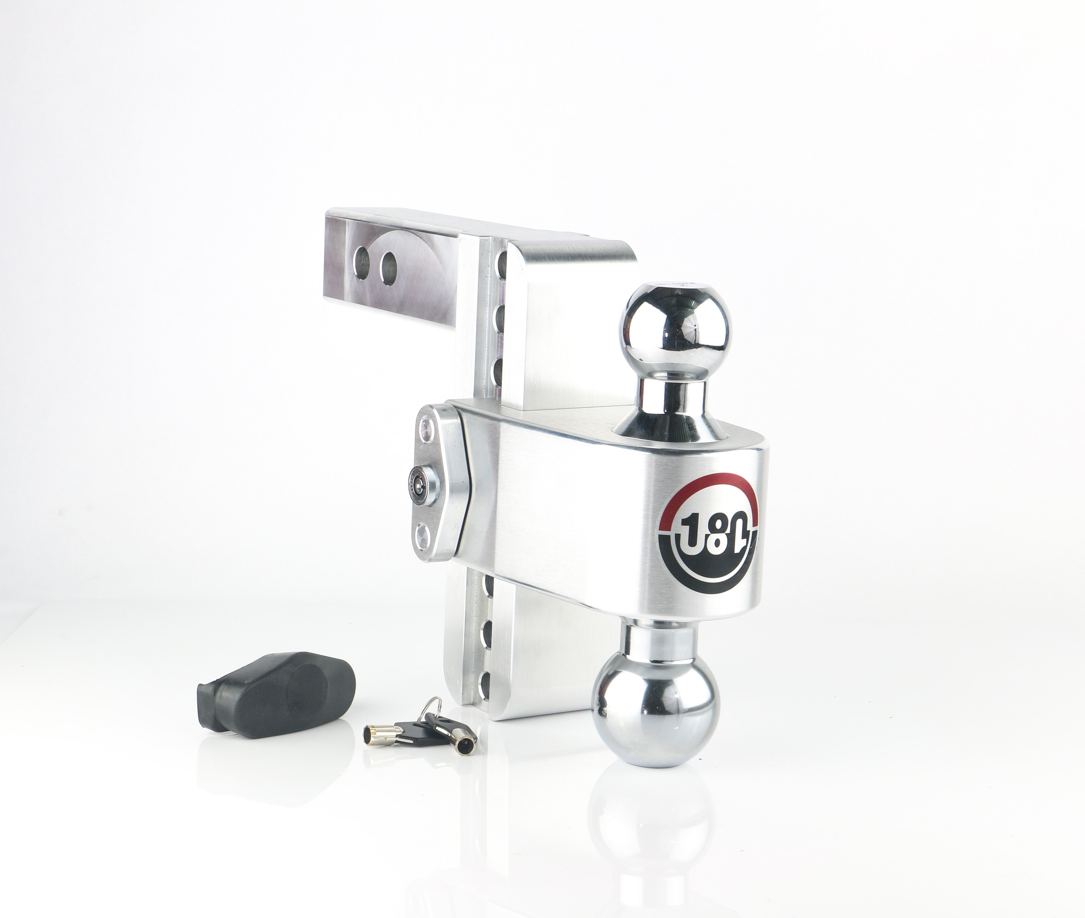 Weigh Safe 180 Hitch - Drop Hitch w/Chrome Combo Ball - 6" Drop for 2" Shank CTB6-2 thumbnail 0