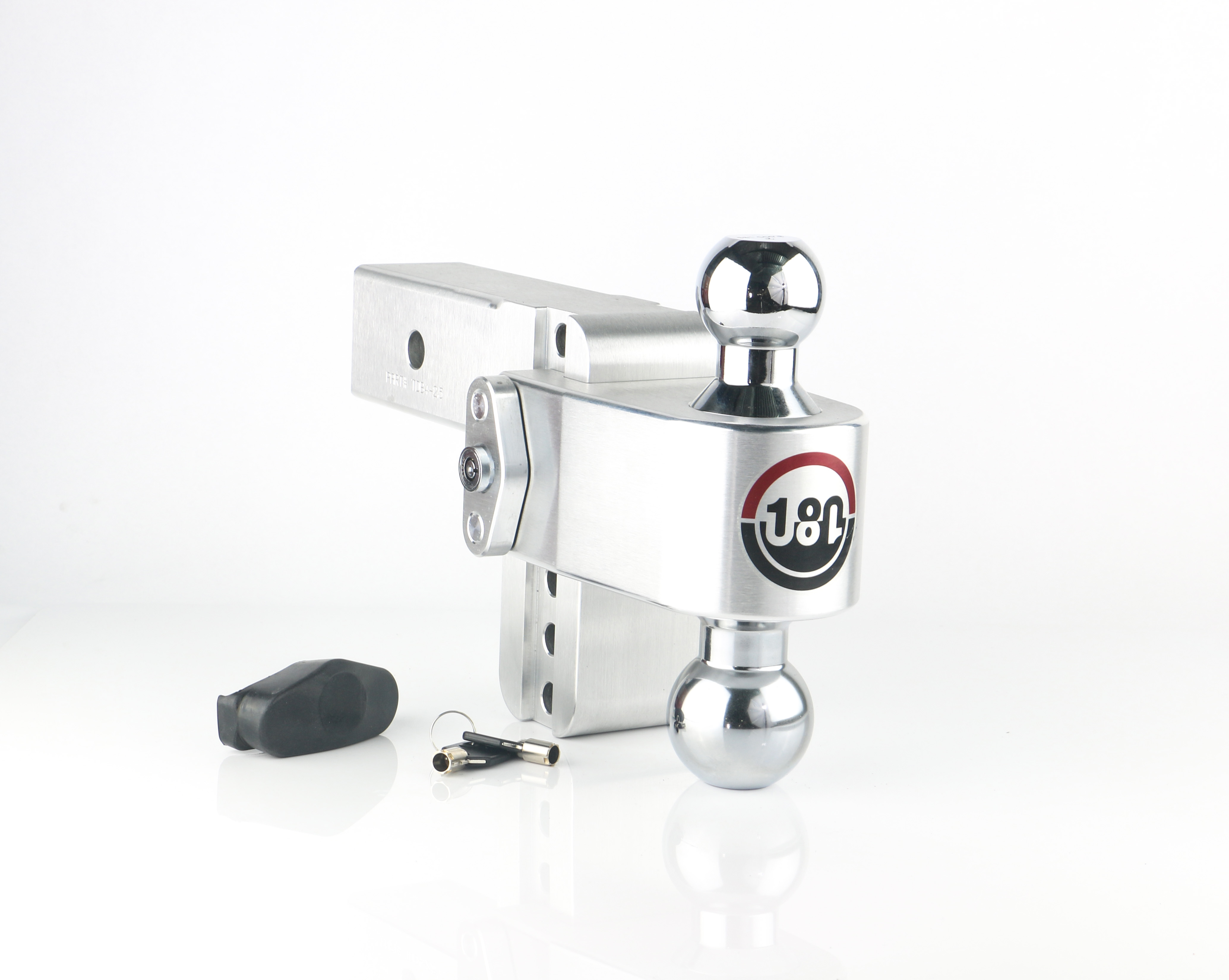 Weigh Safe 180 Hitch - Drop Hitch w/Chrome Combo Ball - 4" Drop for 2.5" Shank CTB4-2.5 thumbnail 0