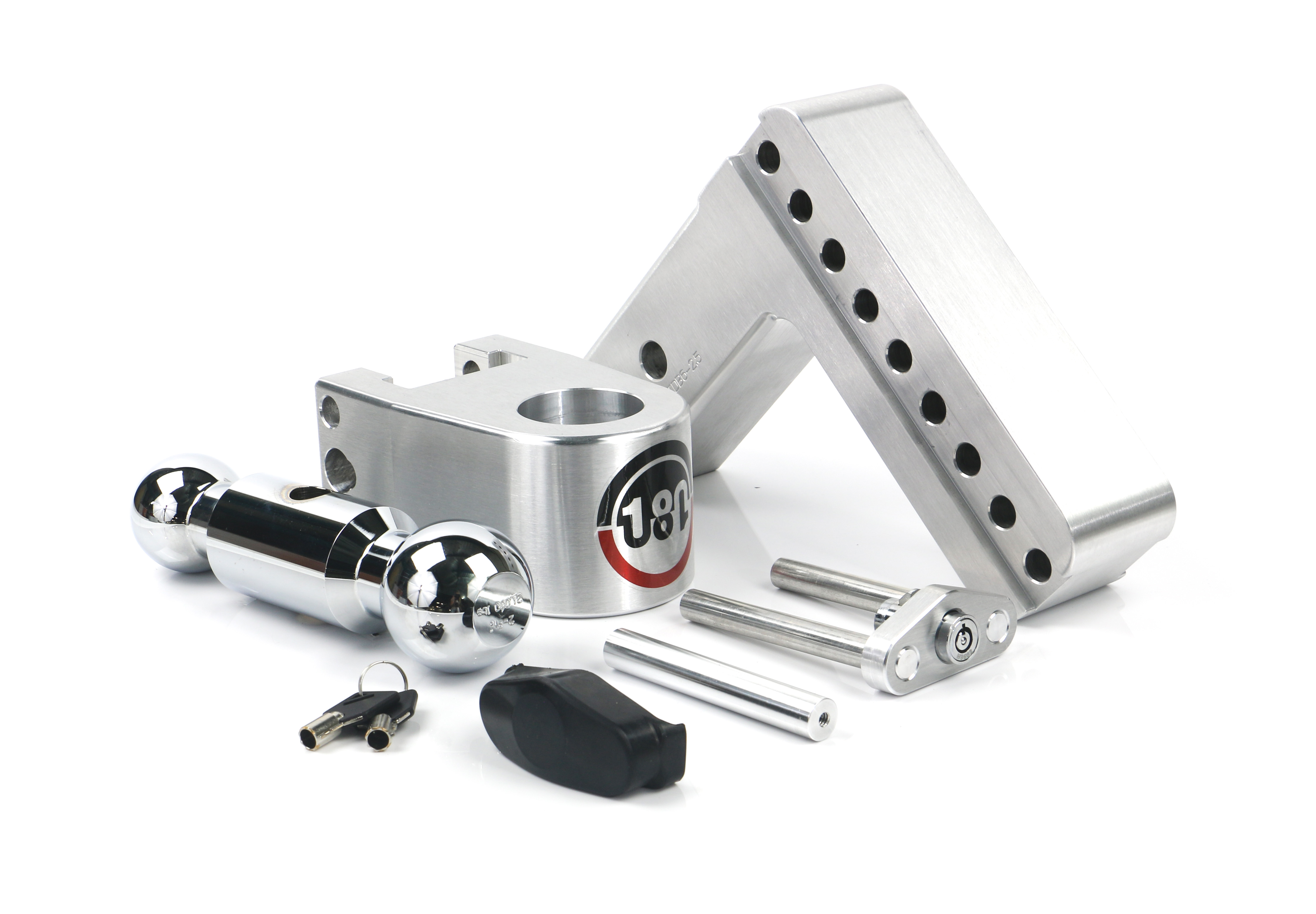 Weigh Safe 180 Hitch - Drop Hitch w/Chrome Combo Ball - 6" Drop for 2.5" Shank CTB6-2.5 thumbnail 6