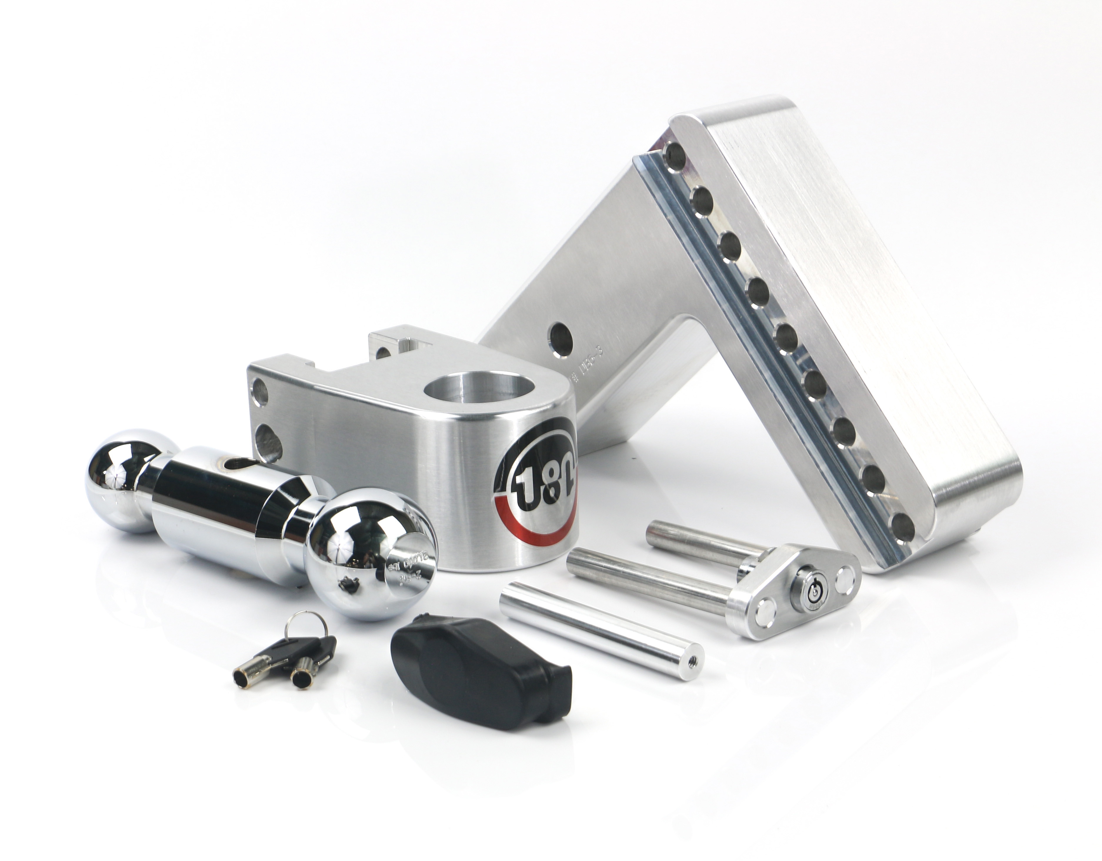 Weigh Safe 180 Hitch - Drop Hitch w/Chrome Combo Ball - 6" Drop for 3" Shank CTB6-3 thumbnail 6