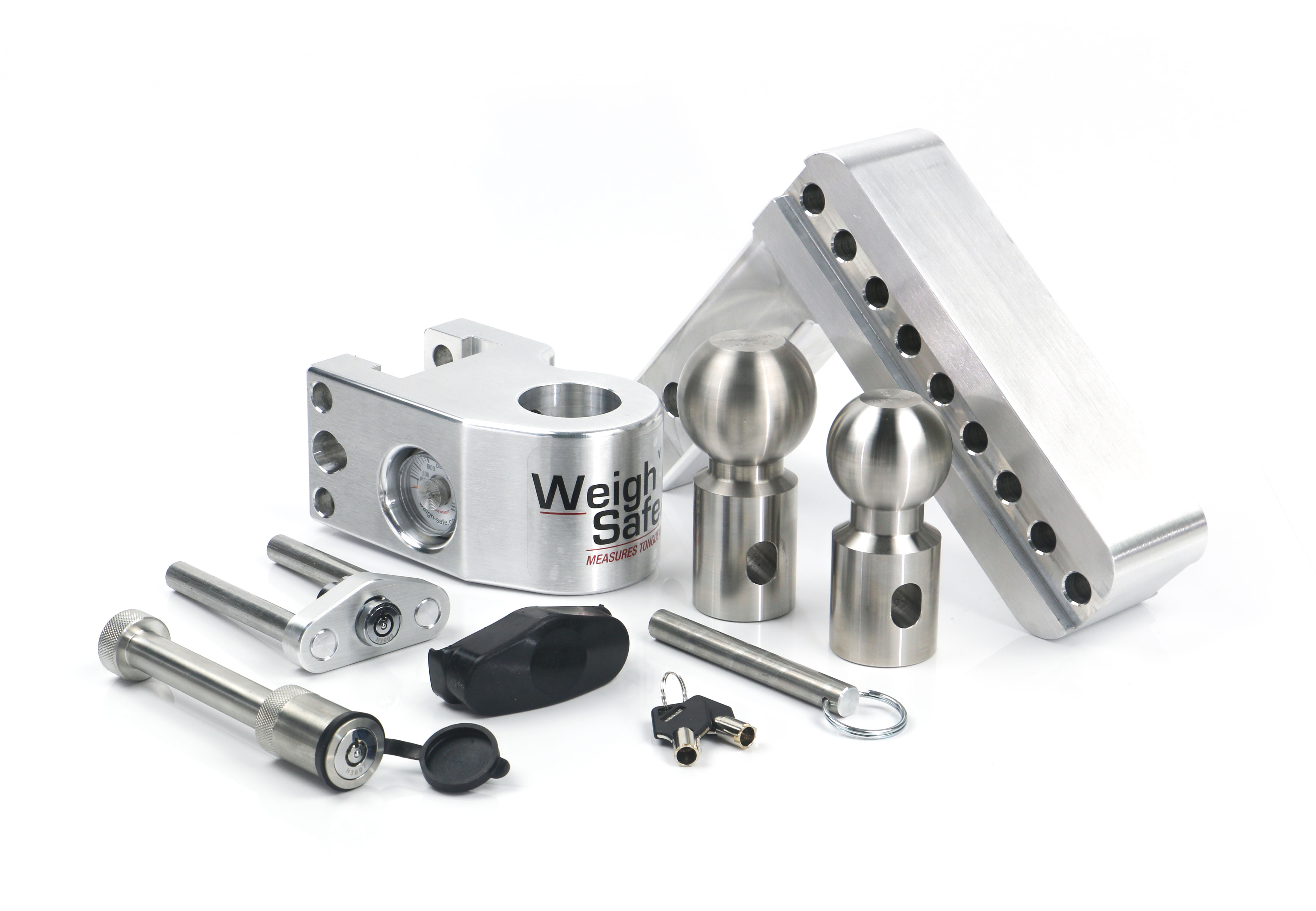 Weigh Safe Weigh Safe Adjustable Drop Hitch - 6" Drop for 2" Shank w/Hitch Lock Pin WS6-2-KA thumbnail 5