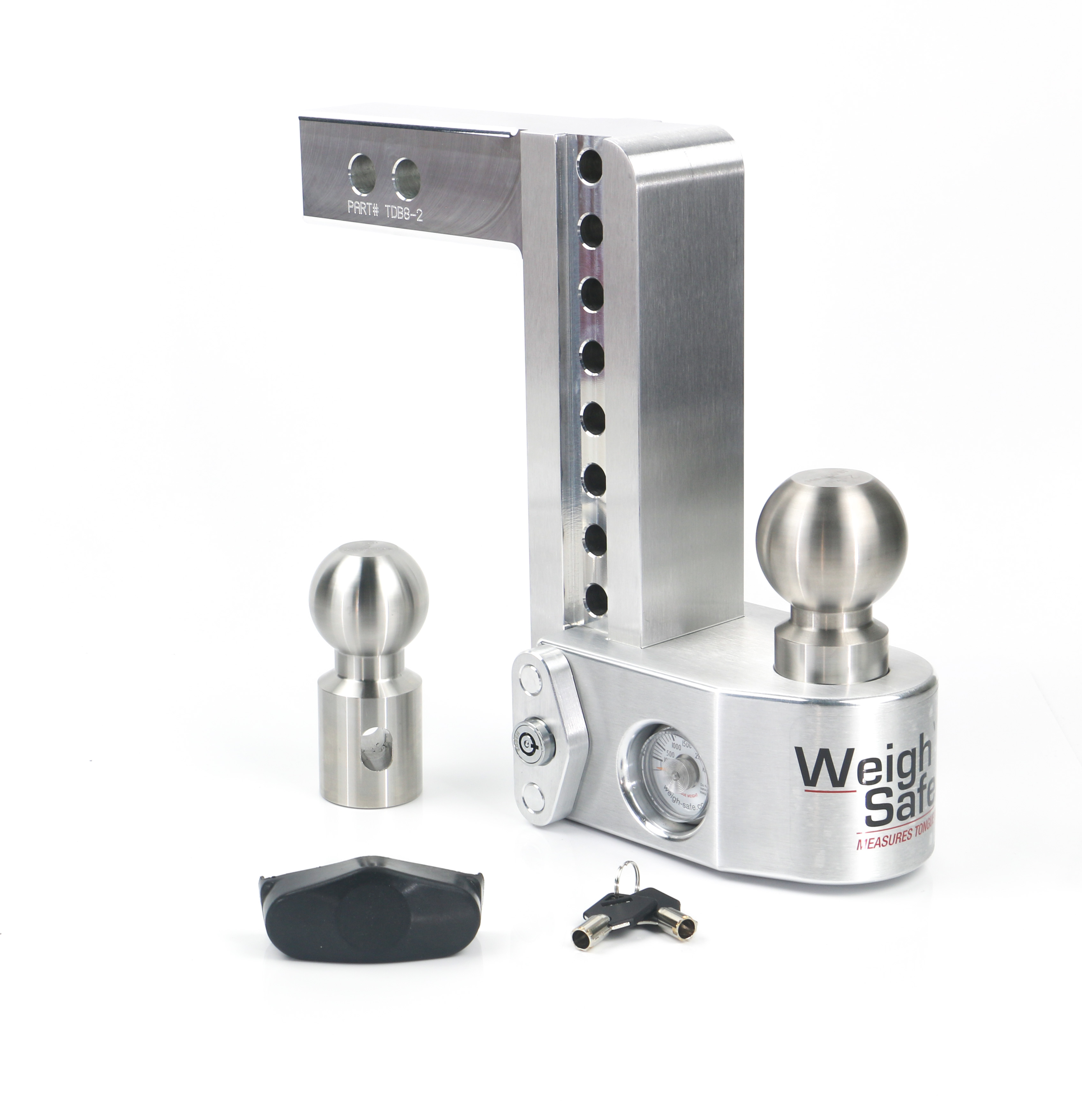 Weigh Safe Weigh Safe Adjustable Drop Hitch - 8" Drop for 2" Shank WS8-2 thumbnail 0
