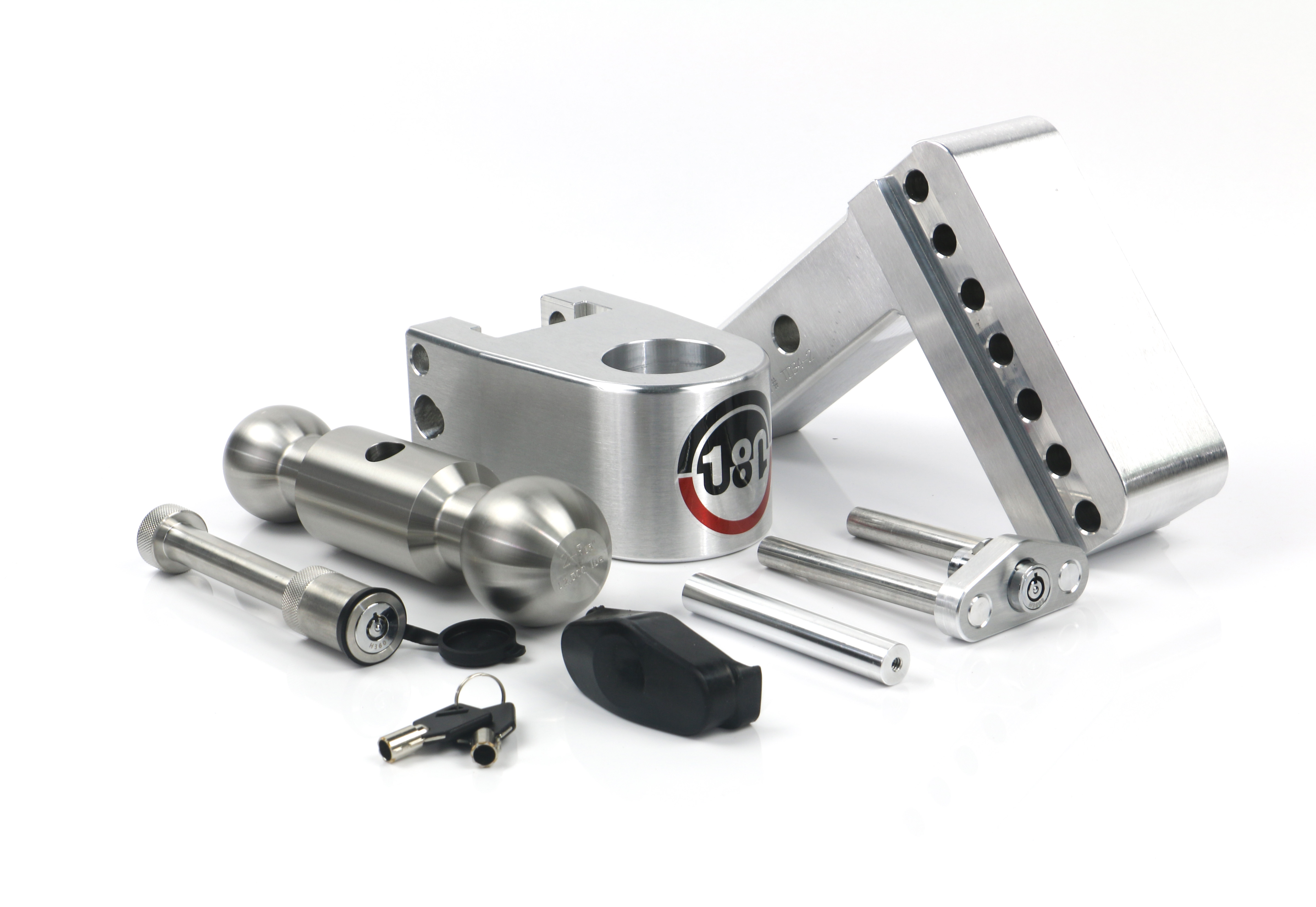 Weigh Safe 180 Hitch - Drop Hitch w/SS Combo Ball -  4" Drop for 2" Shank w/Hitch Pin LTB4-2-KA thumbnail 6