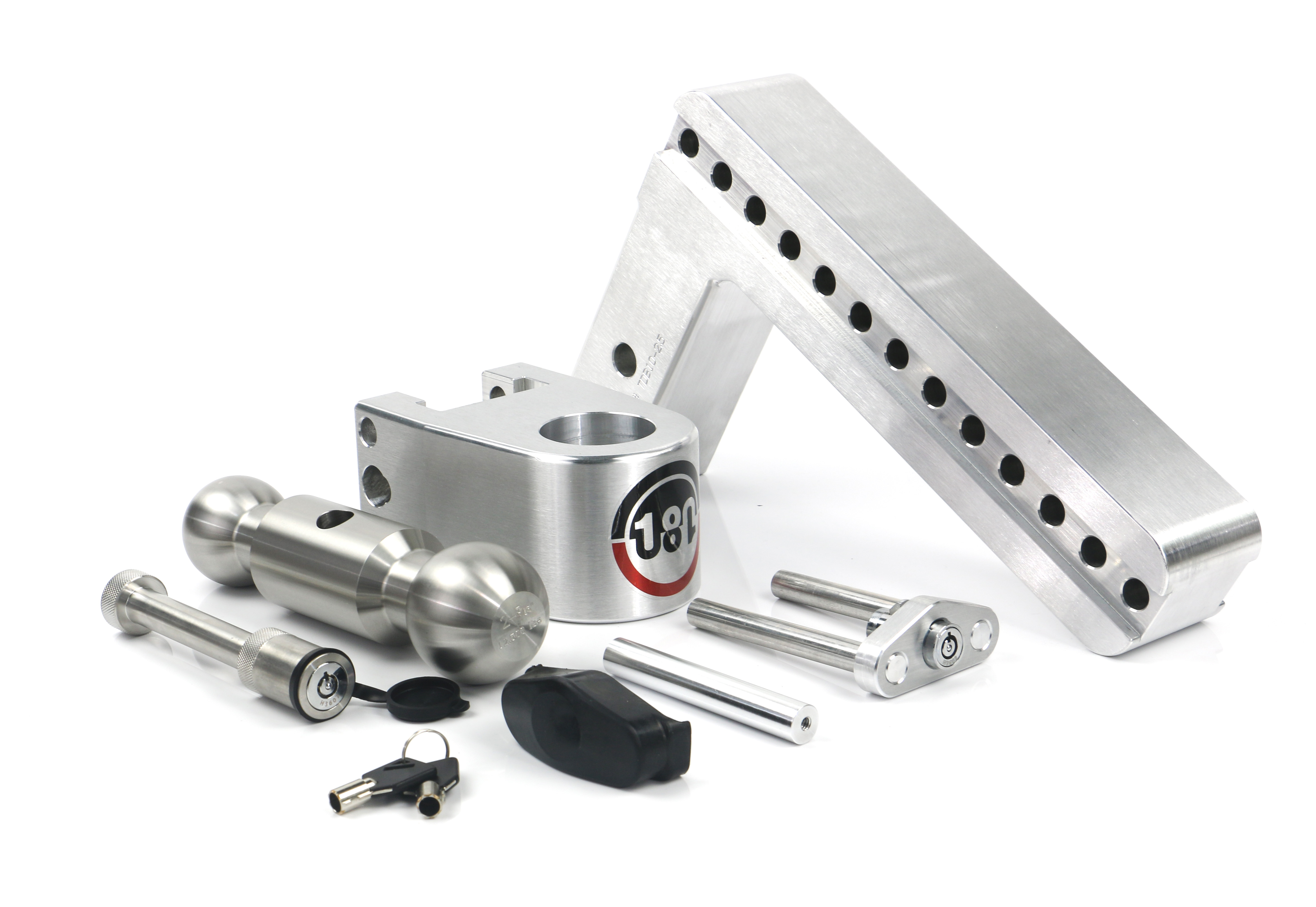 Weigh Safe 180 Hitch - Drop Hitch w/SS Combo Ball -  10" Drop for 2.5" Shank w/Hitch Pin LTB10-2.5-KA thumbnail 6