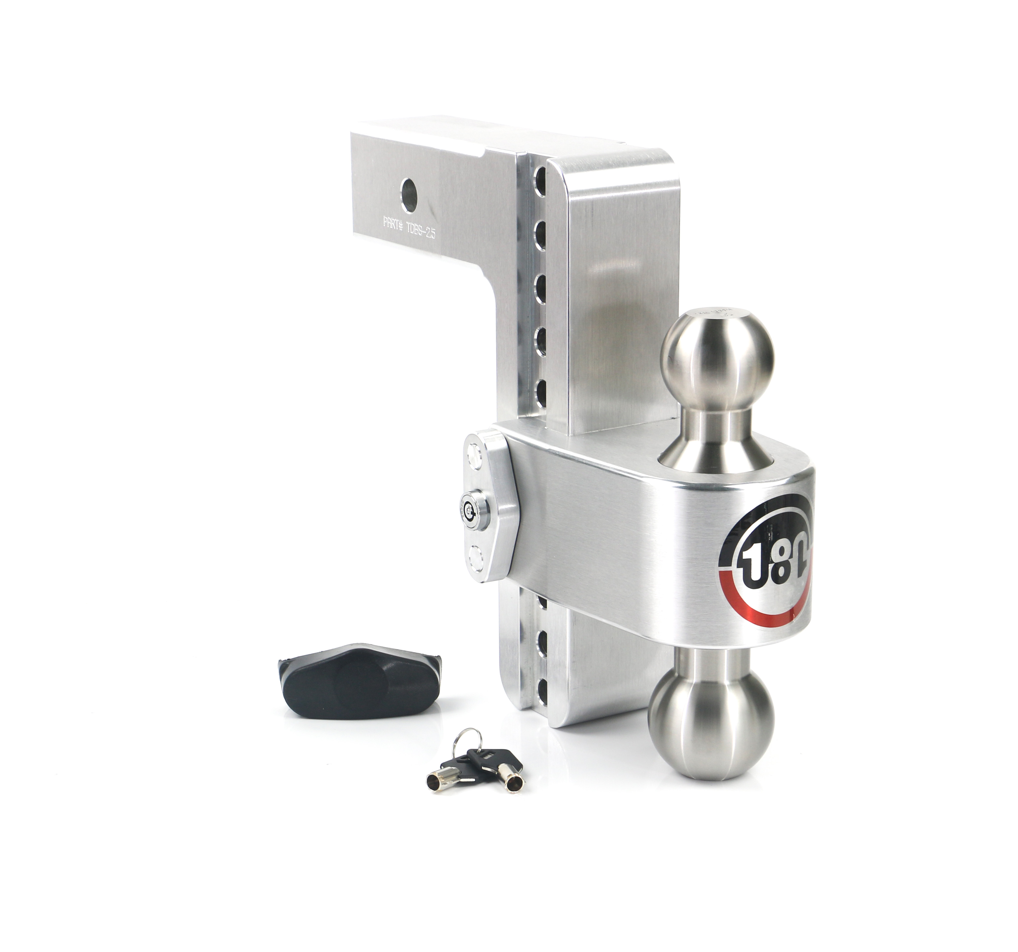 Weigh Safe 180 Hitch - Drop Hitch w/SS Combo Ball -  8" Drop for 2.5" Shank LTB8-2.5 thumbnail 0