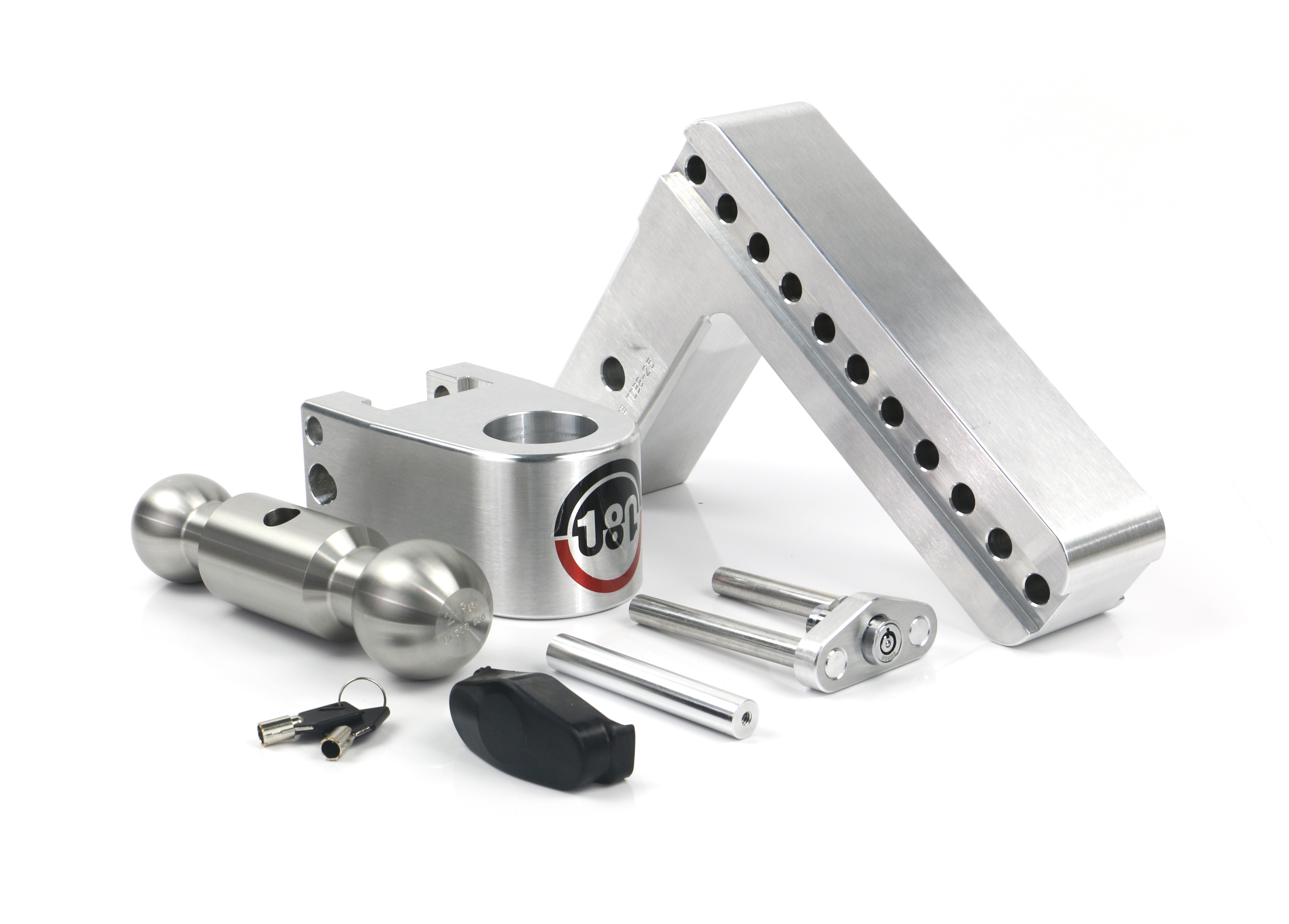 Weigh Safe 180 Hitch - Drop Hitch w/SS Combo Ball -  8" Drop for 2.5" Shank LTB8-2.5 thumbnail 6