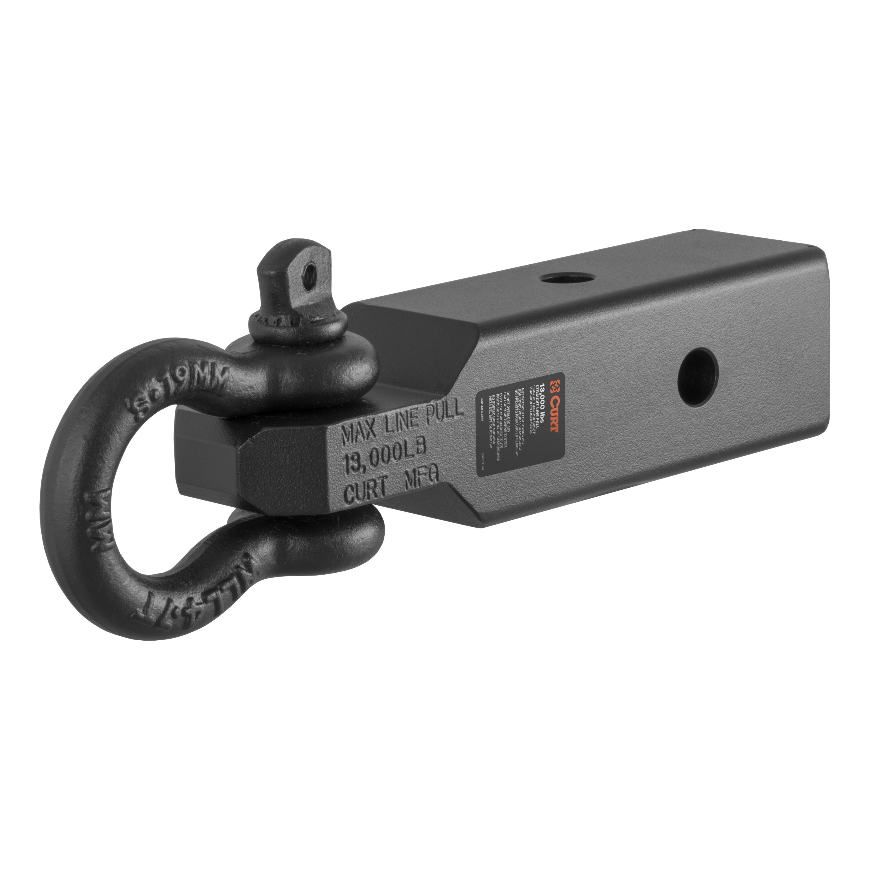 CURT D-Ring Shackle Mount (2-1/2" Shank) Tow Hook thumbnail 1