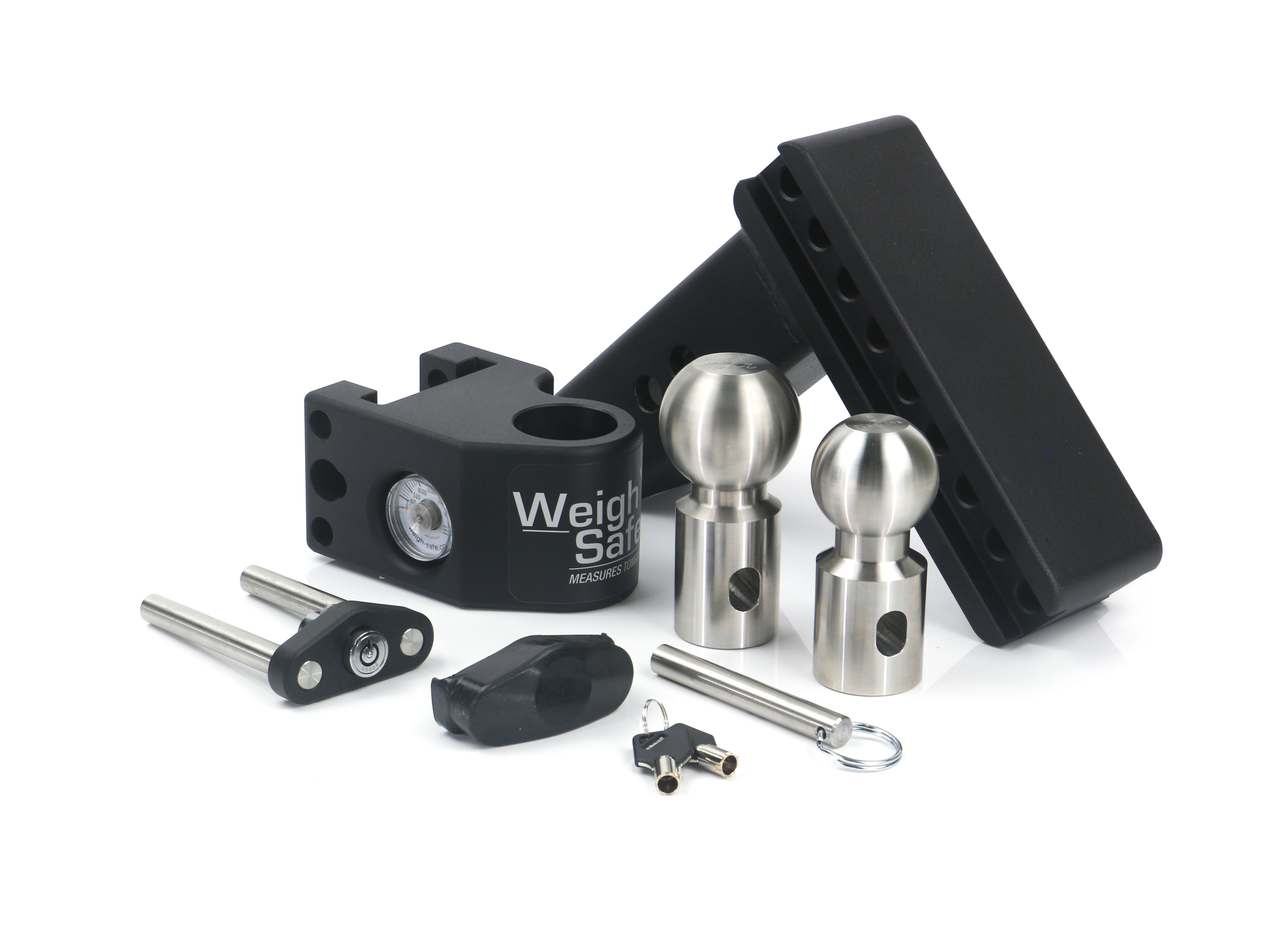 Weigh Safe Steel Weigh Safe Adjustable Drop Hitch - 6" Drop & 2.5" Shank SWS6-2.5 thumbnail 6