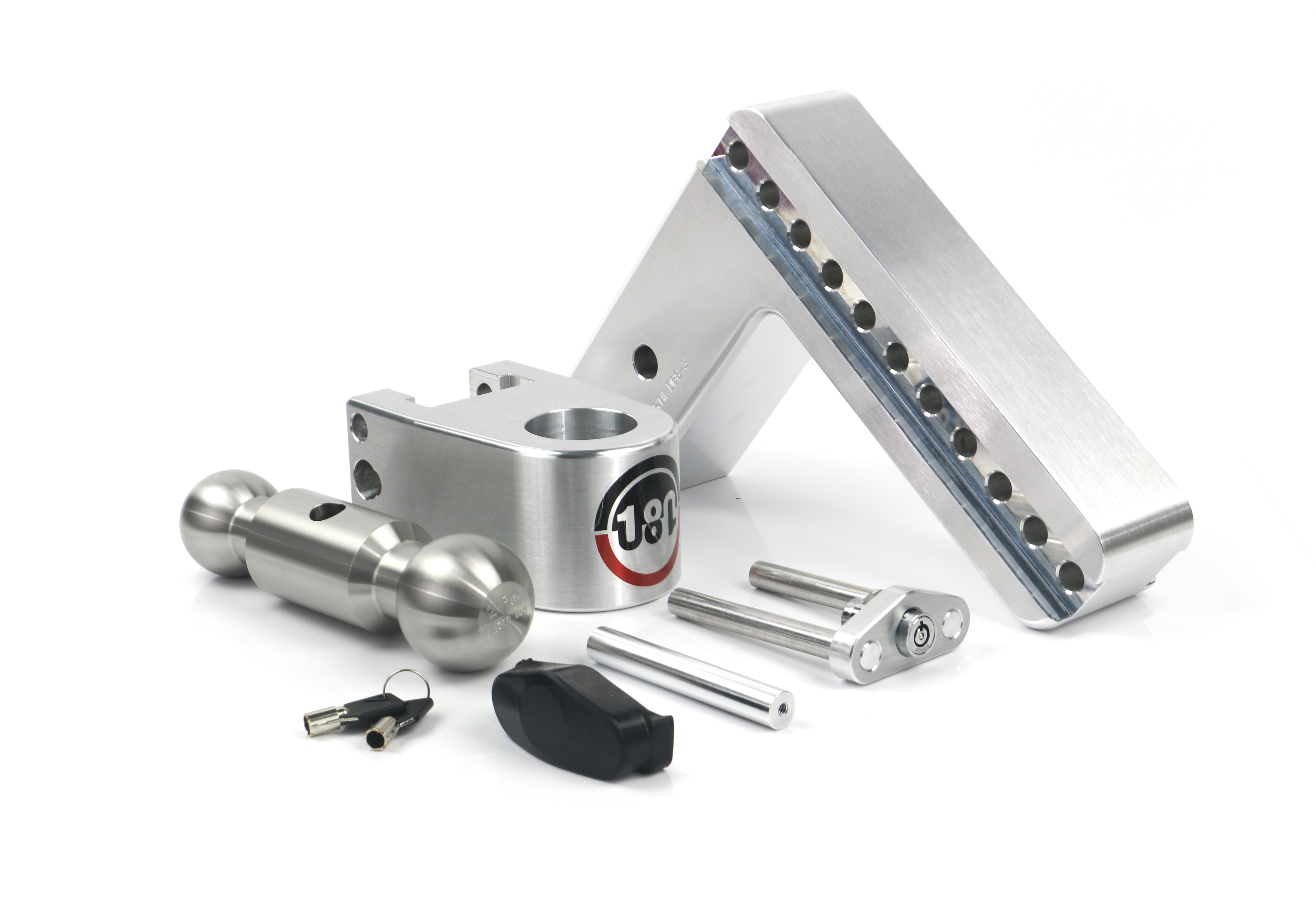 Weigh Safe 180 Hitch - Drop Hitch w/SS Combo Ball -  8" Drop for 3" Shank LTB8-3 thumbnail 6
