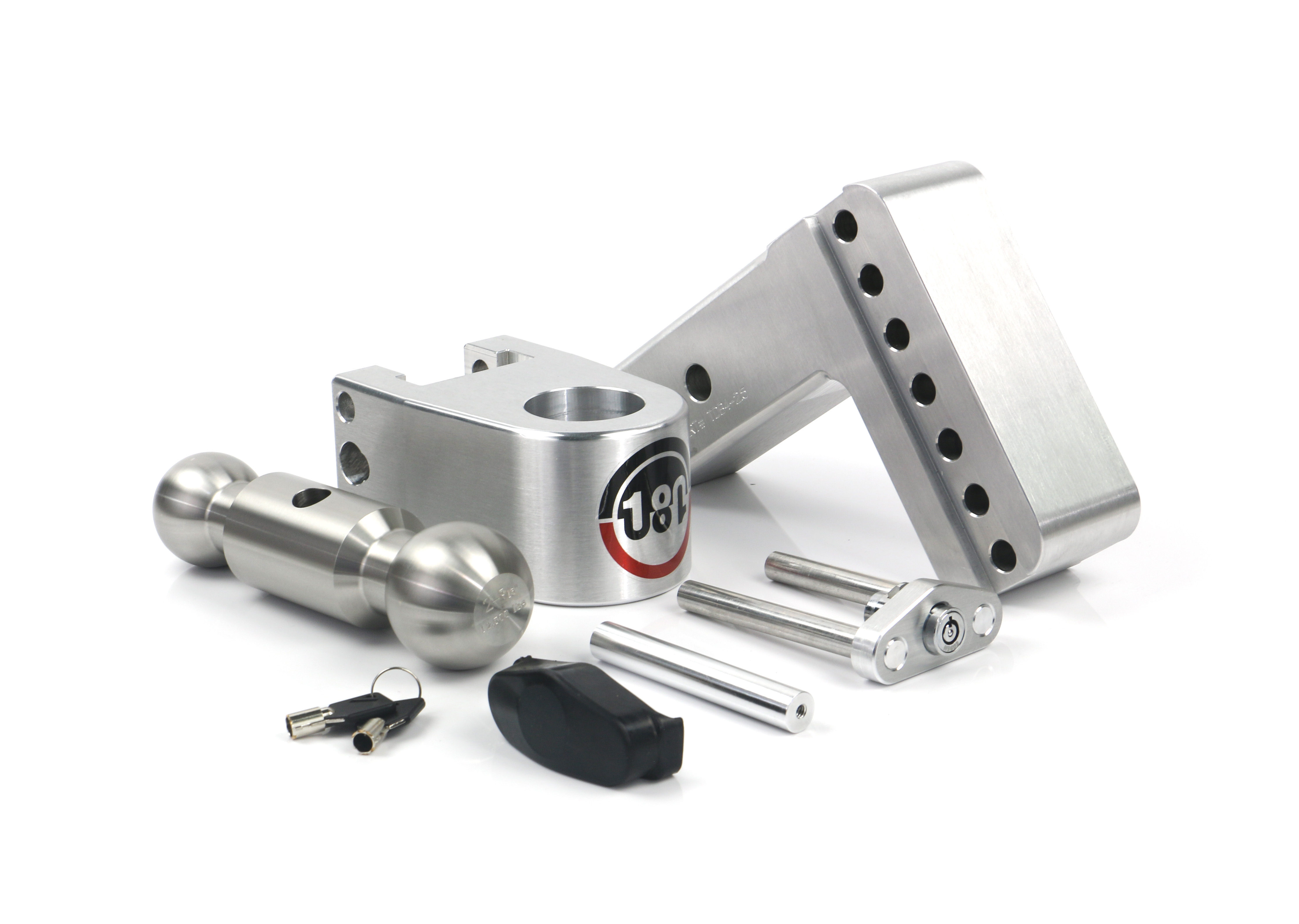 Weigh Safe 180 Hitch - Drop Hitch w/SS Combo Ball -  4" Drop for 2.5" Shank LTB4-2.5 thumbnail 6