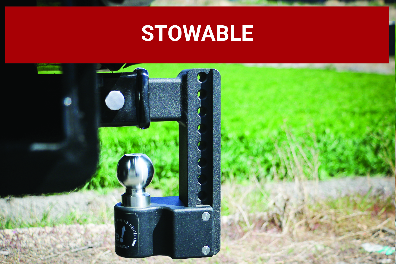 Weigh Safe Steel Weigh Safe Adjustable Drop Hitch - 6" Drop & 2.5" Shank w/Hitch Pin Lock SWS6-2.5-KA thumbnail 5