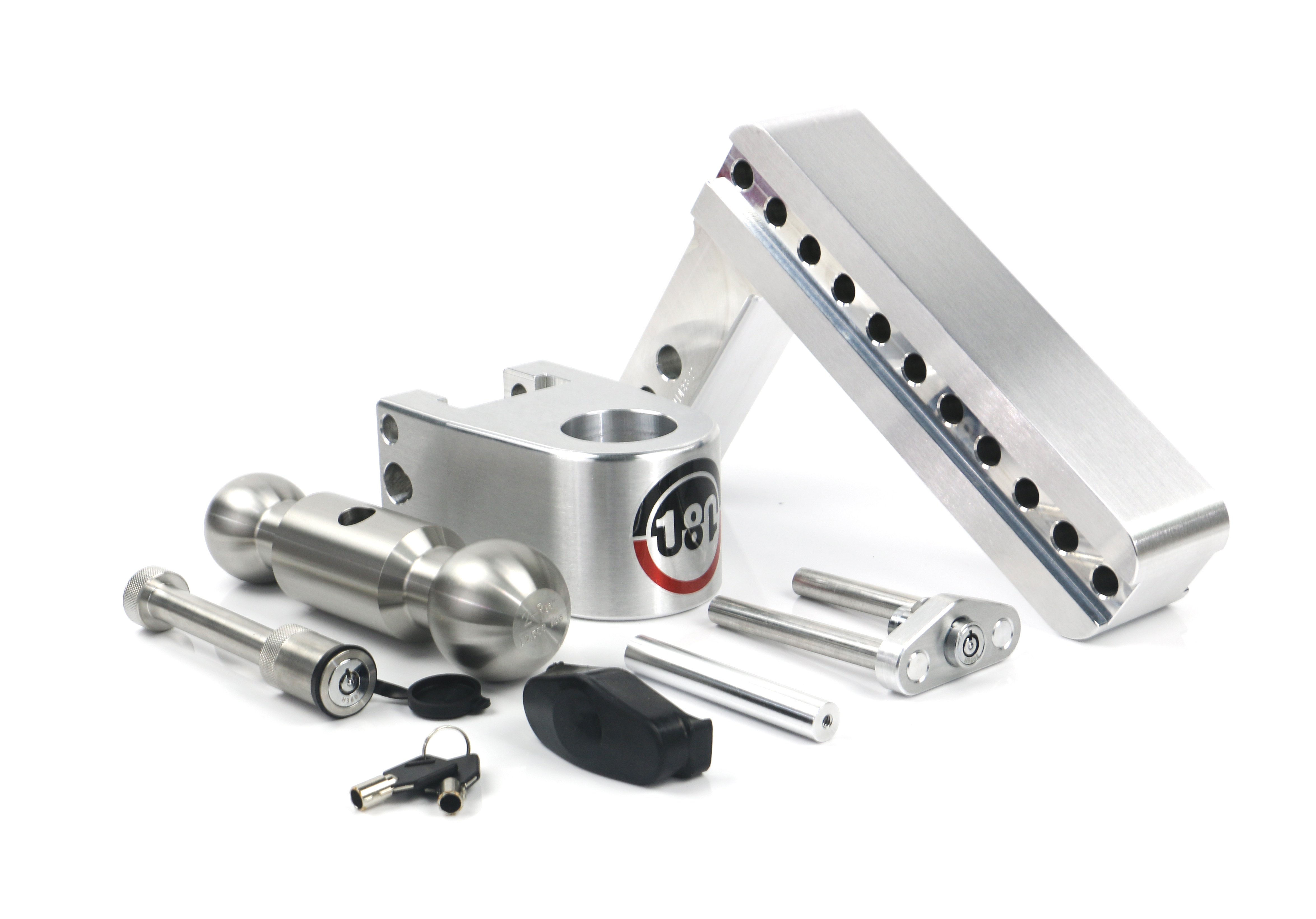 Weigh Safe 180 Hitch - Drop Hitch w/SS Combo Ball -  8" Drop 2" Shank w/Hitch Pin LTB8-2-KA thumbnail 6