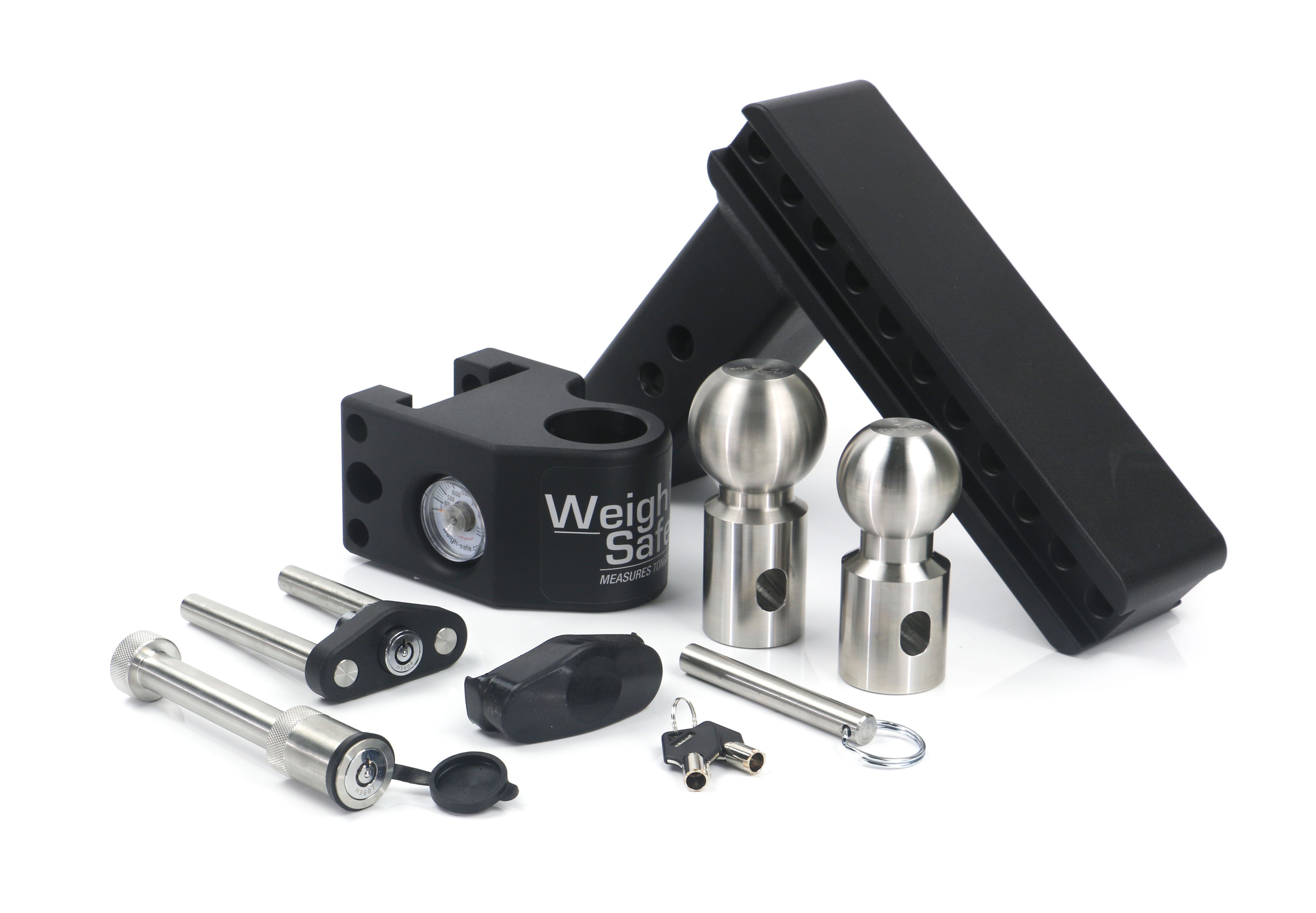 Weigh Safe Steel Weigh Safe Adjustable Drop Hitch - 8" Drop & 2.5" Shank w/Hitch Pin Lock SWS8-2.5-KA thumbnail 6