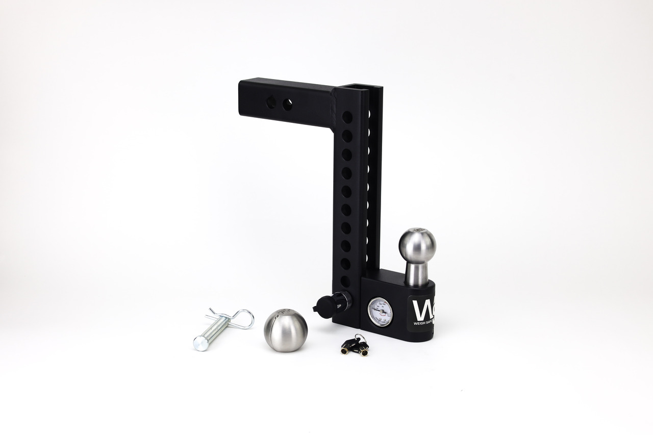 Weigh Safe Aero Hitch Adjustable Ball Mount - 10" Drop Hitch, 2" Shank AWS10-2 thumbnail 0