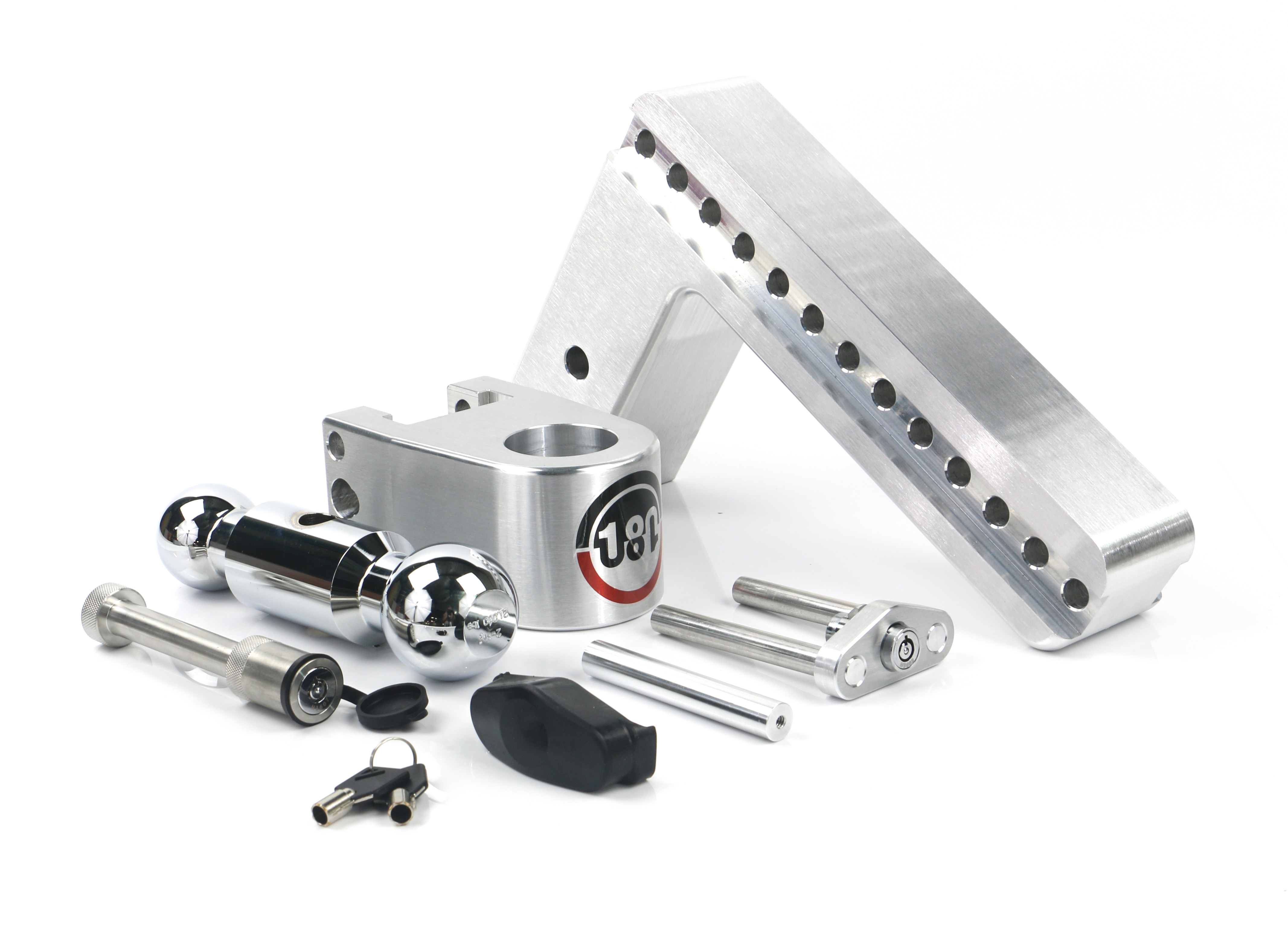 Weigh Safe 180 Hitch - Drop Hitch w/Chrome Combo Ball - 10" Drop for 3" Shank w/Hitch Pin CTB10-3-KA thumbnail 6