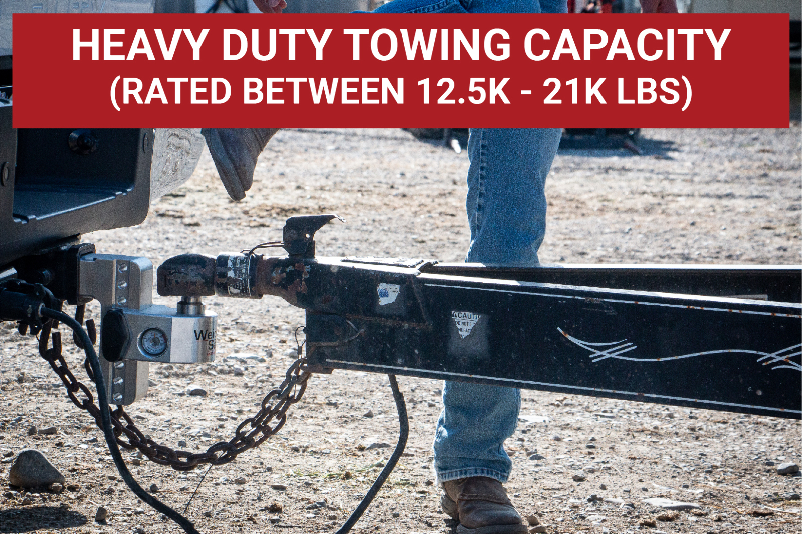 Weigh Safe Weigh Safe Adjustable Drop Hitch - 4" Drop for 2" Shank WS4-2 thumbnail 2