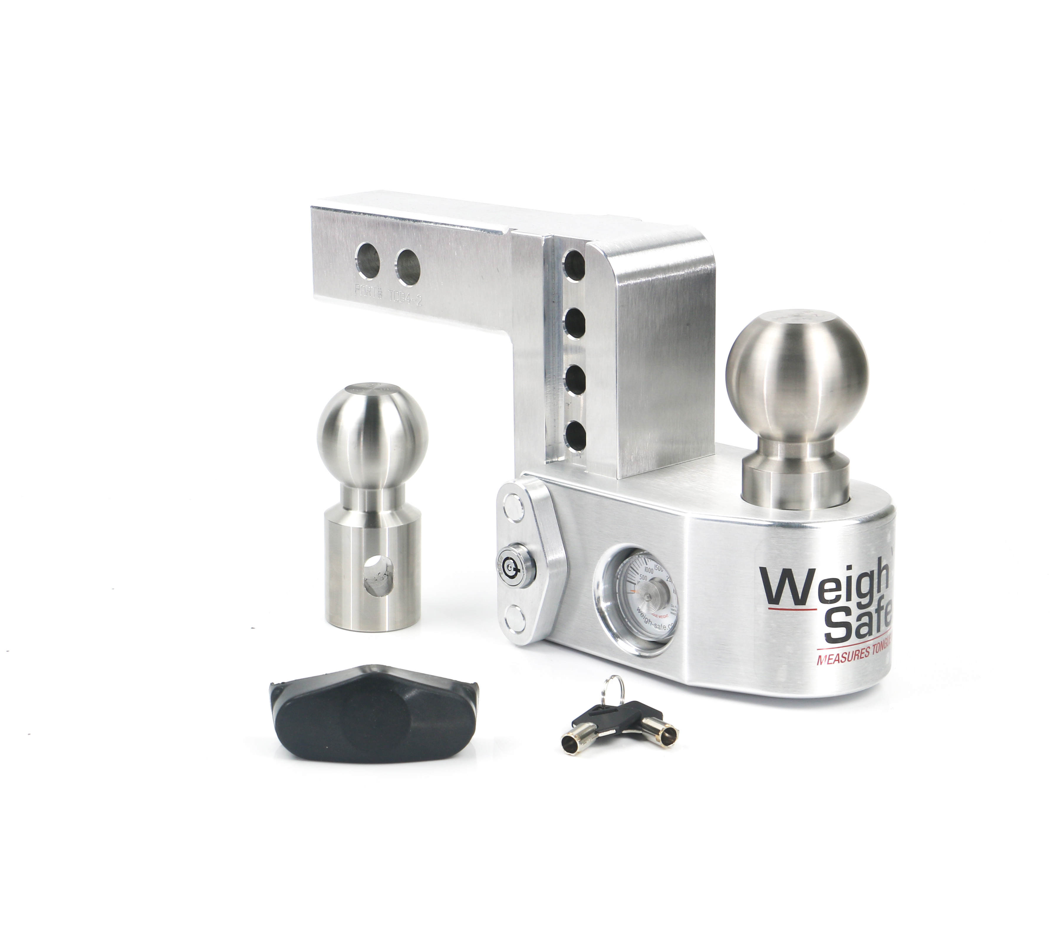 Weigh Safe Weigh Safe Adjustable Drop Hitch - 4" Drop for 2" Shank WS4-2 thumbnail 7