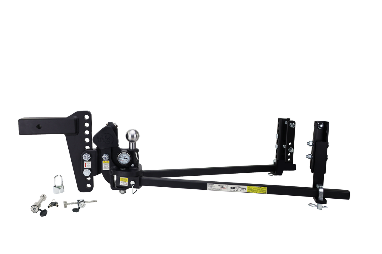 Weigh Safe TrueTow Heavyweight WDH - 8" Drop, 2" Shank - 22,000 GTW w/Lock Set TTHW8-2XL-SET thumbnail 0