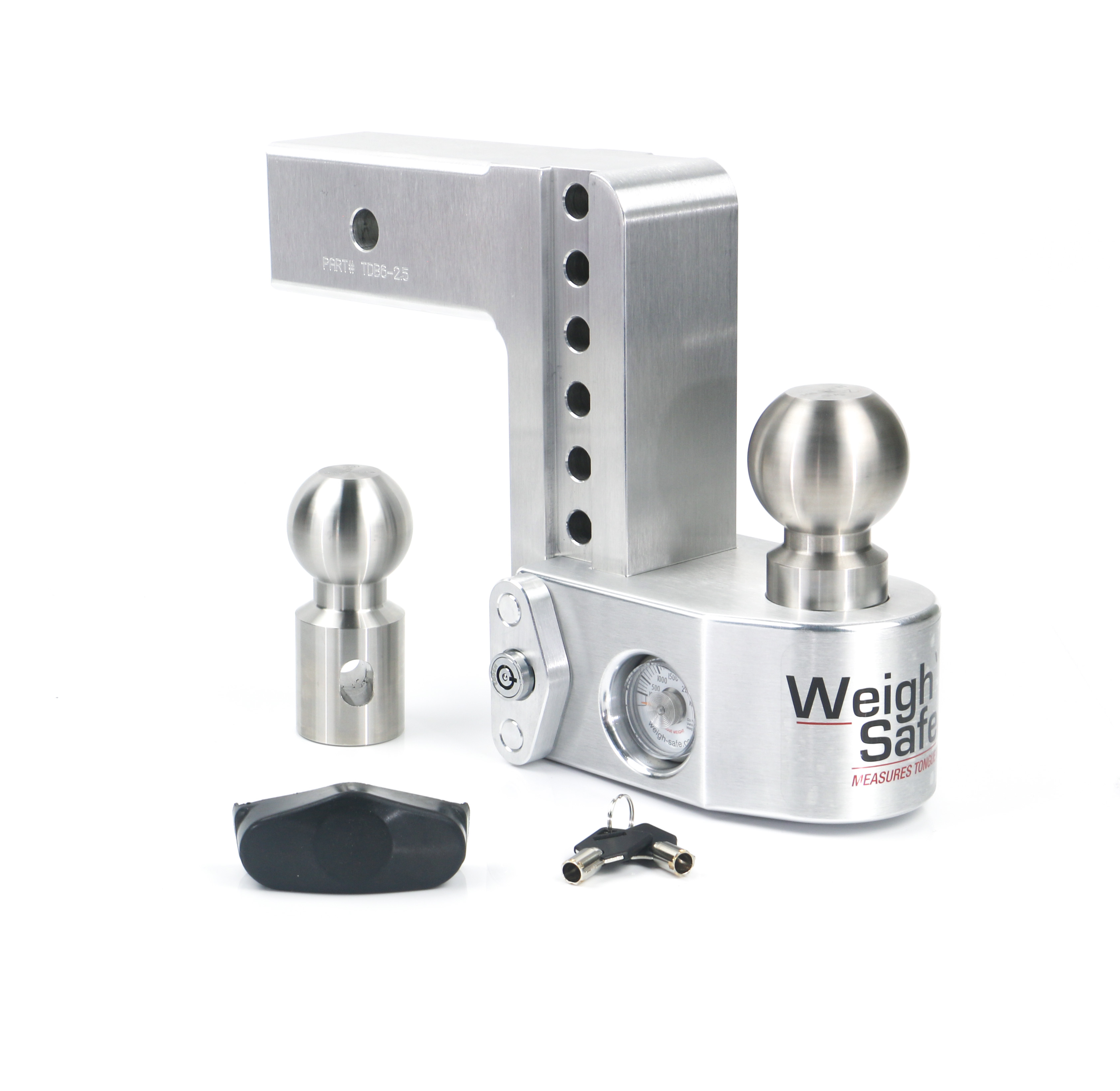 Weigh Safe Weigh Safe Adjustable Drop Hitch - 6" Drop for 2.5" Shank WS6-2.5 thumbnail 0