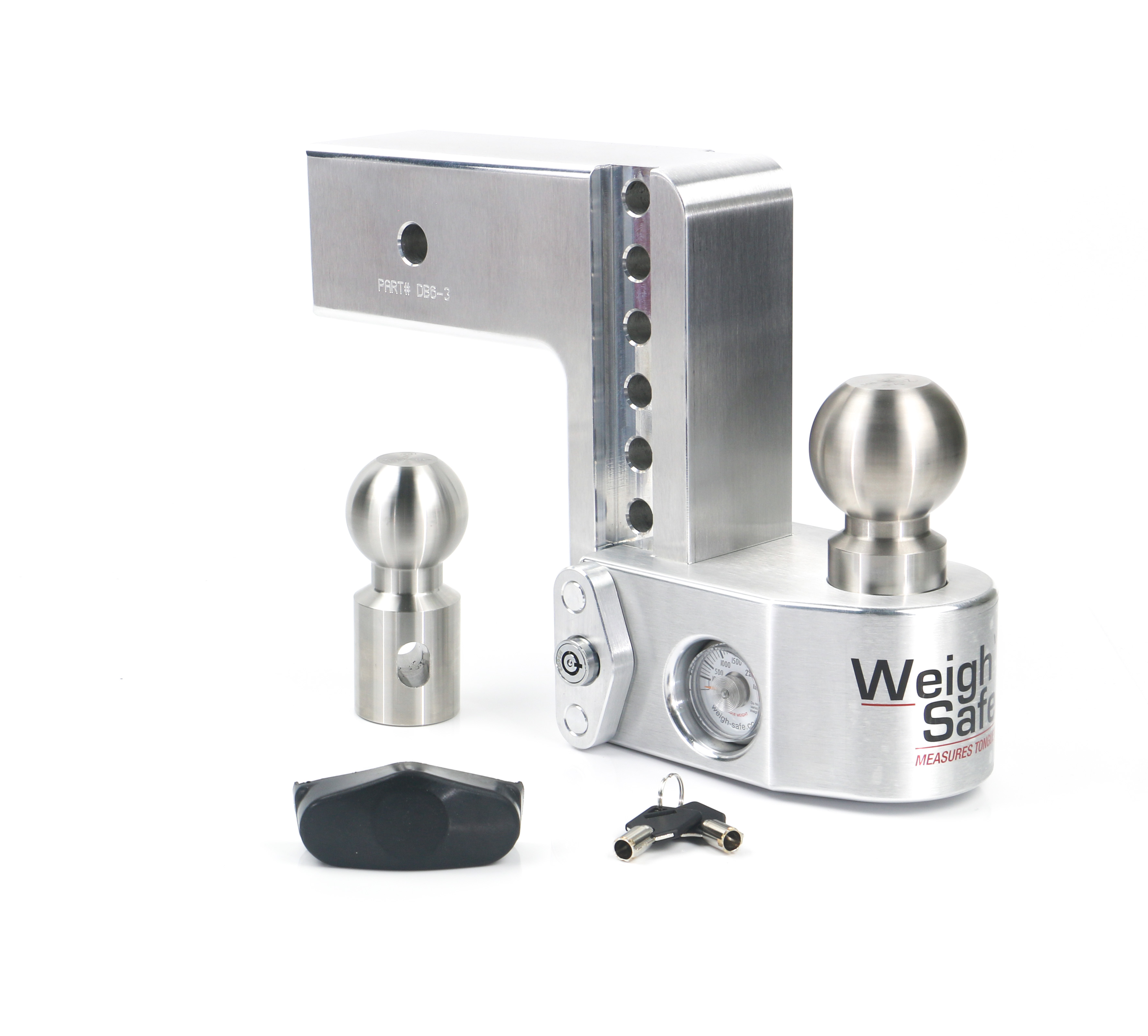 Weigh Safe Weigh Safe Adjustable Drop Hitch - 6" Drop for 3" Shank WS6-3 thumbnail 0
