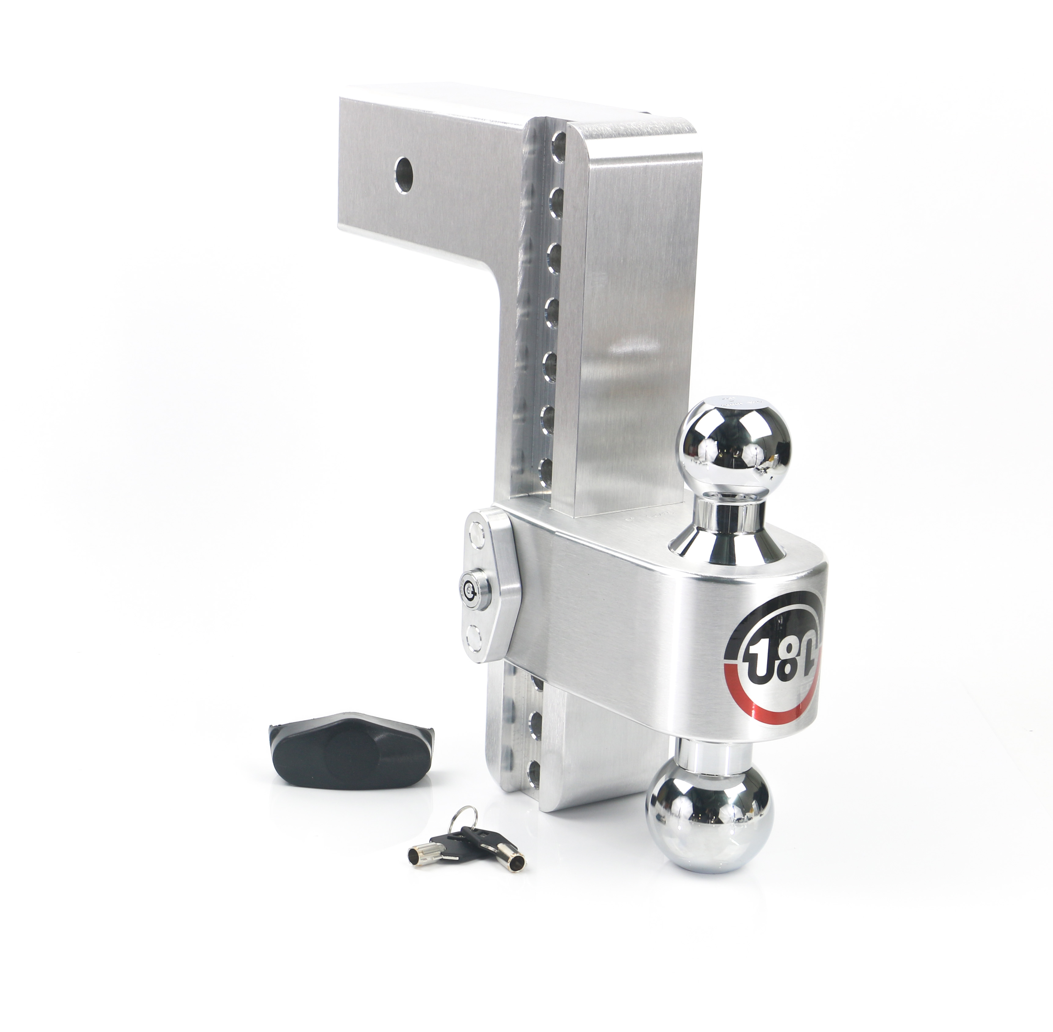 Weigh Safe 180 Hitch - Drop Hitch w/Chrome Steel Combo Ball - 10" Drop for 3" Shank CTB10-3 thumbnail 0